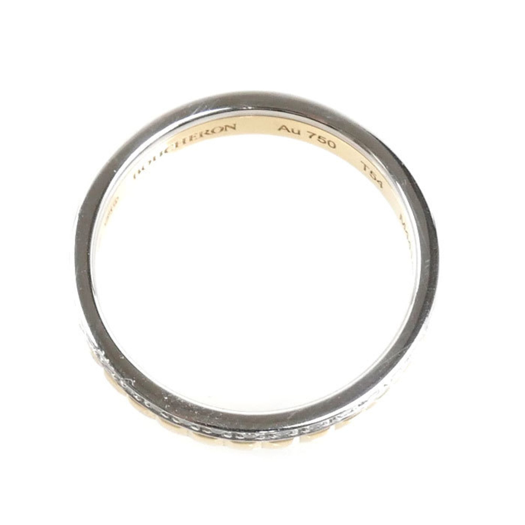 Boucheron Yellow Gold (18K) White Gold (18K) Band Ring (Pre-Owned)