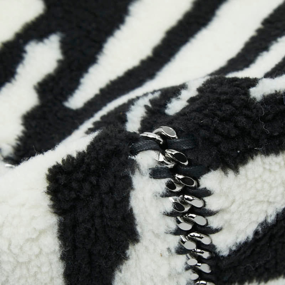 Stella Mccartney Black White Shoulder Bag Tote Bag (Pre-Owned)