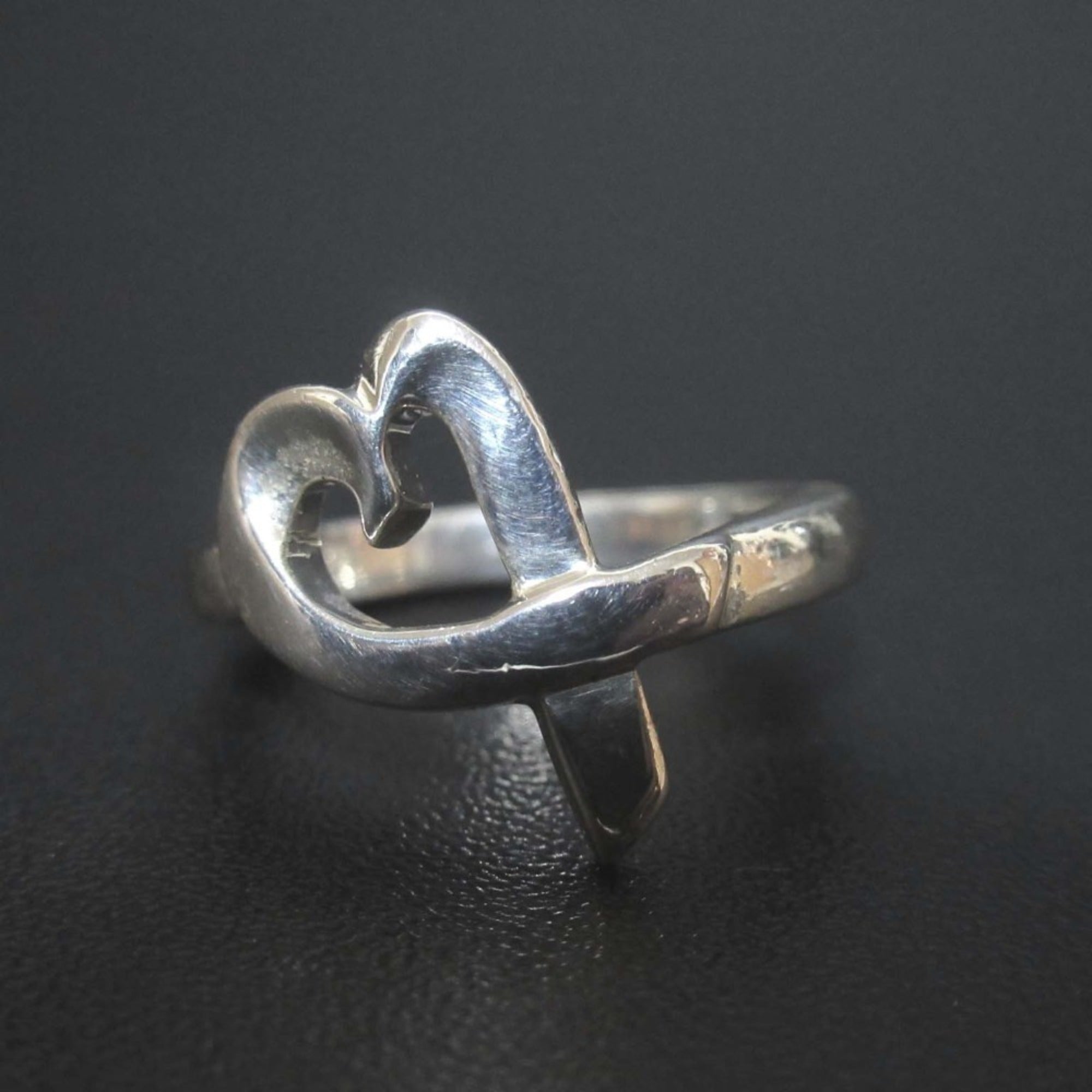 Tiffany Silver Silver 925 Band Ring (Pre-Owned)