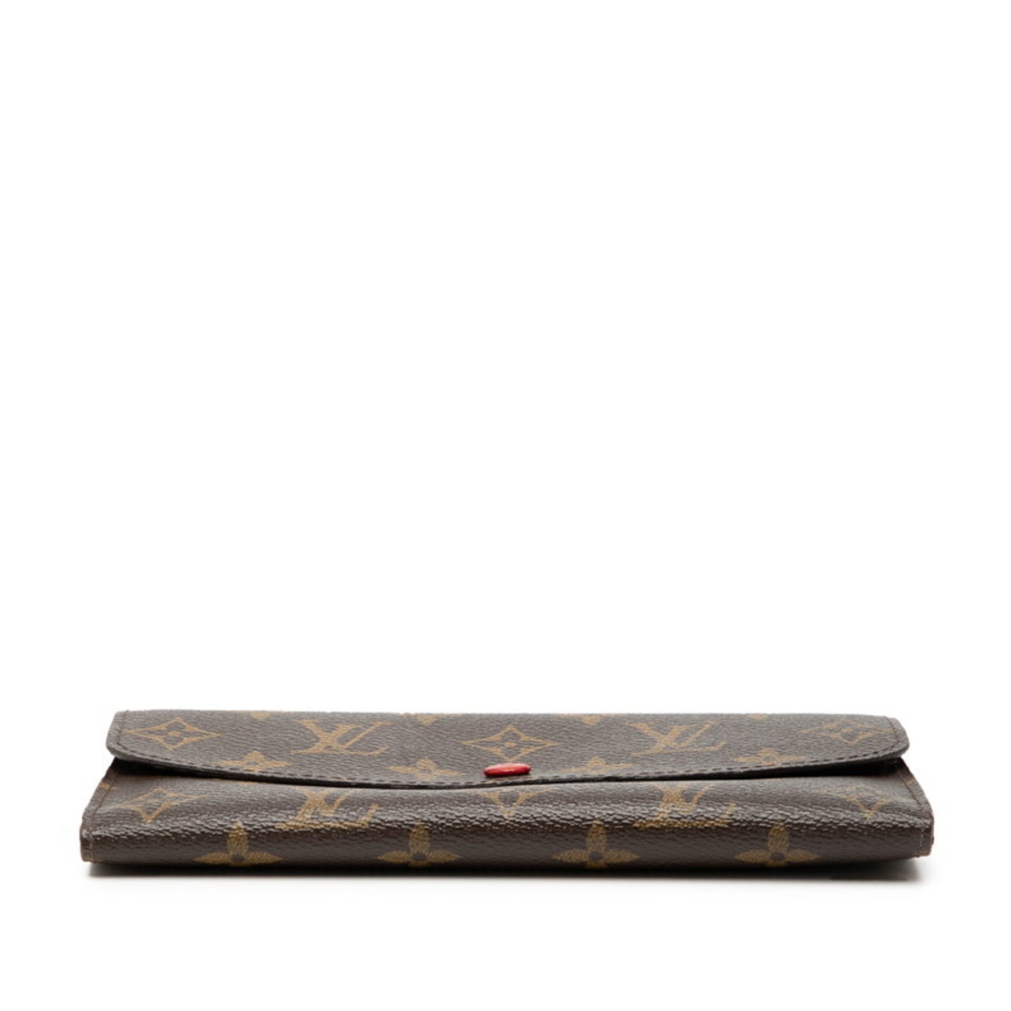 Louis Vuitton Brown Rouge Pvc Leather Long Wallet (Bi-Fold) (Pre-Owned)