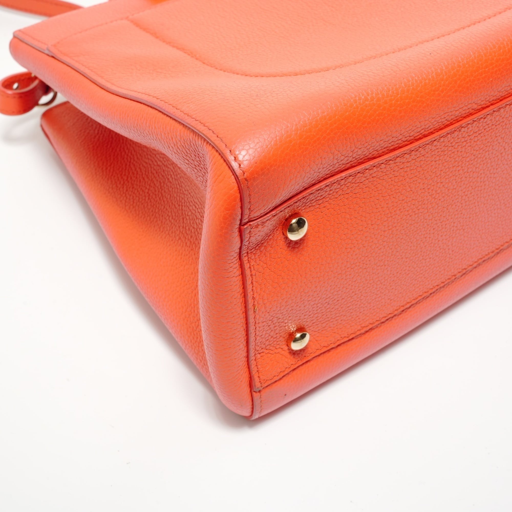 Chanel Orange Handbag (Pre-Owned)