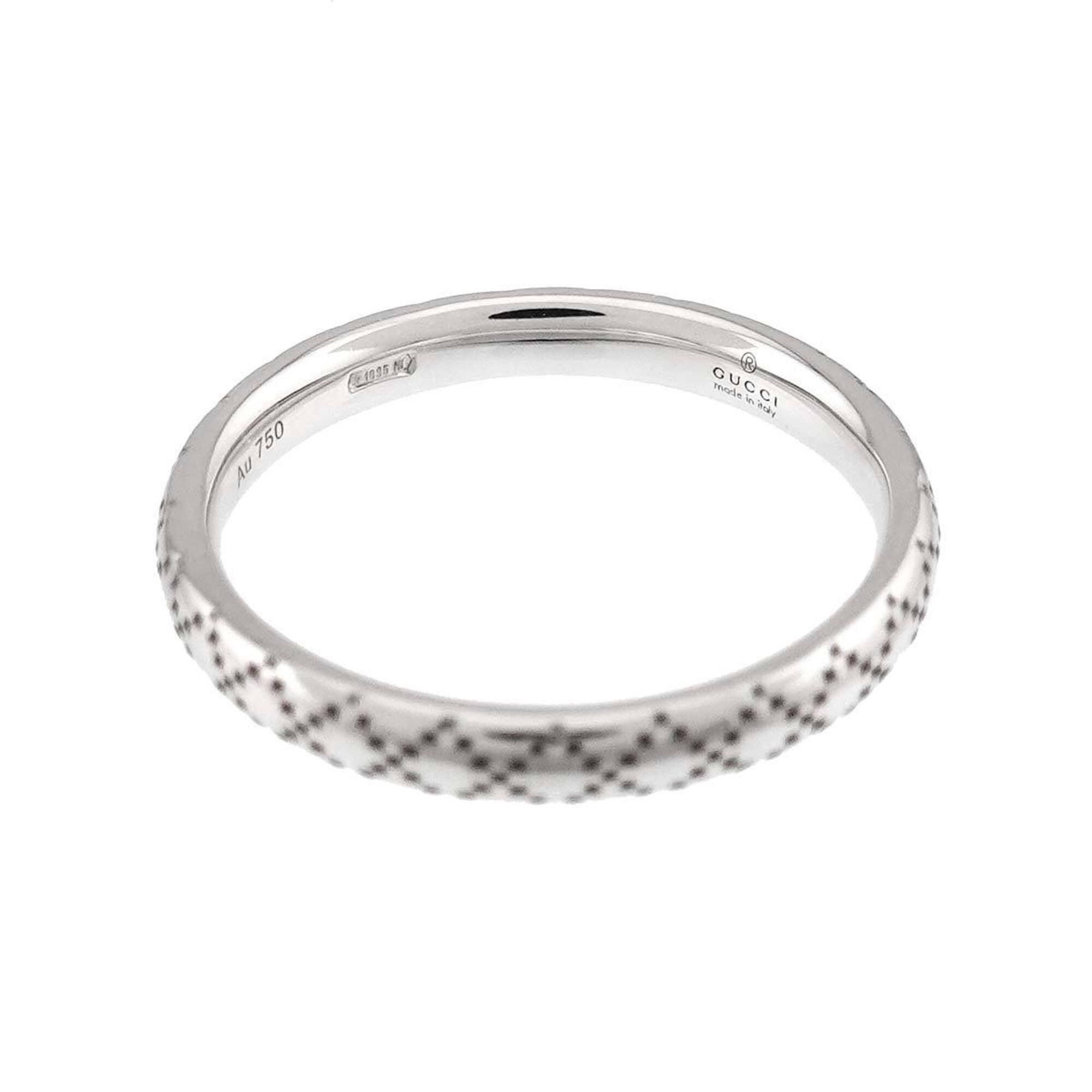 Gucci White Gold (18K) Band Ring (Pre-Owned)