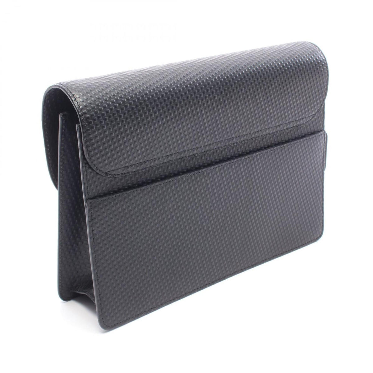 Dunhill Black Leather Clutch Bag (Pre-Owned)