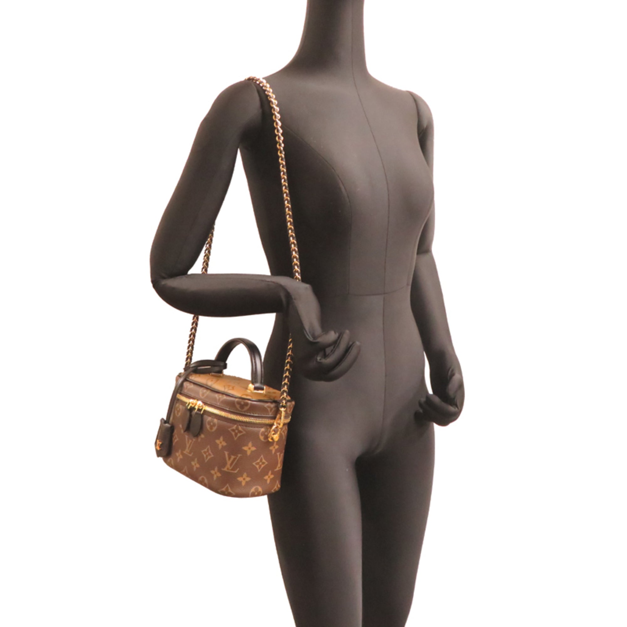 Louis Vuitton Brown Monogram Reverse Handbag (Pre-Owned)