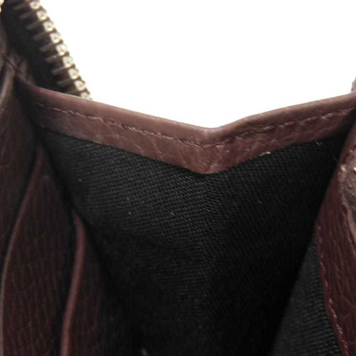Balenciaga Bordeaux Leather Long Wallet (Bi-Fold) (Pre-Owned)