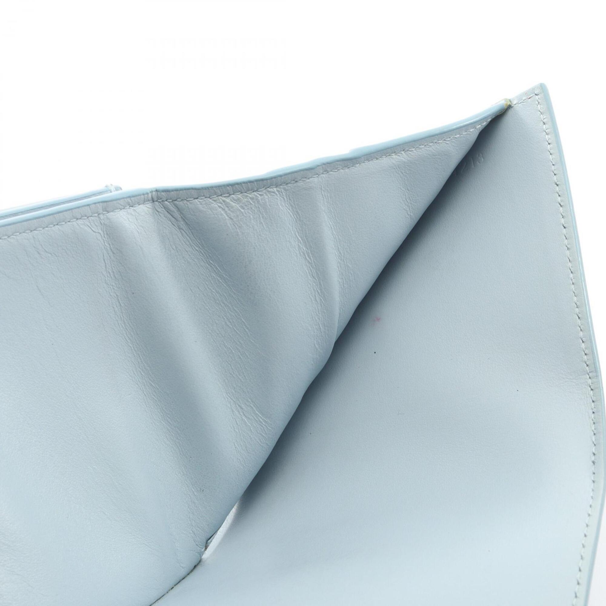 Celine Blue Leather Wallet (Tri-Fold) (Pre-Owned)