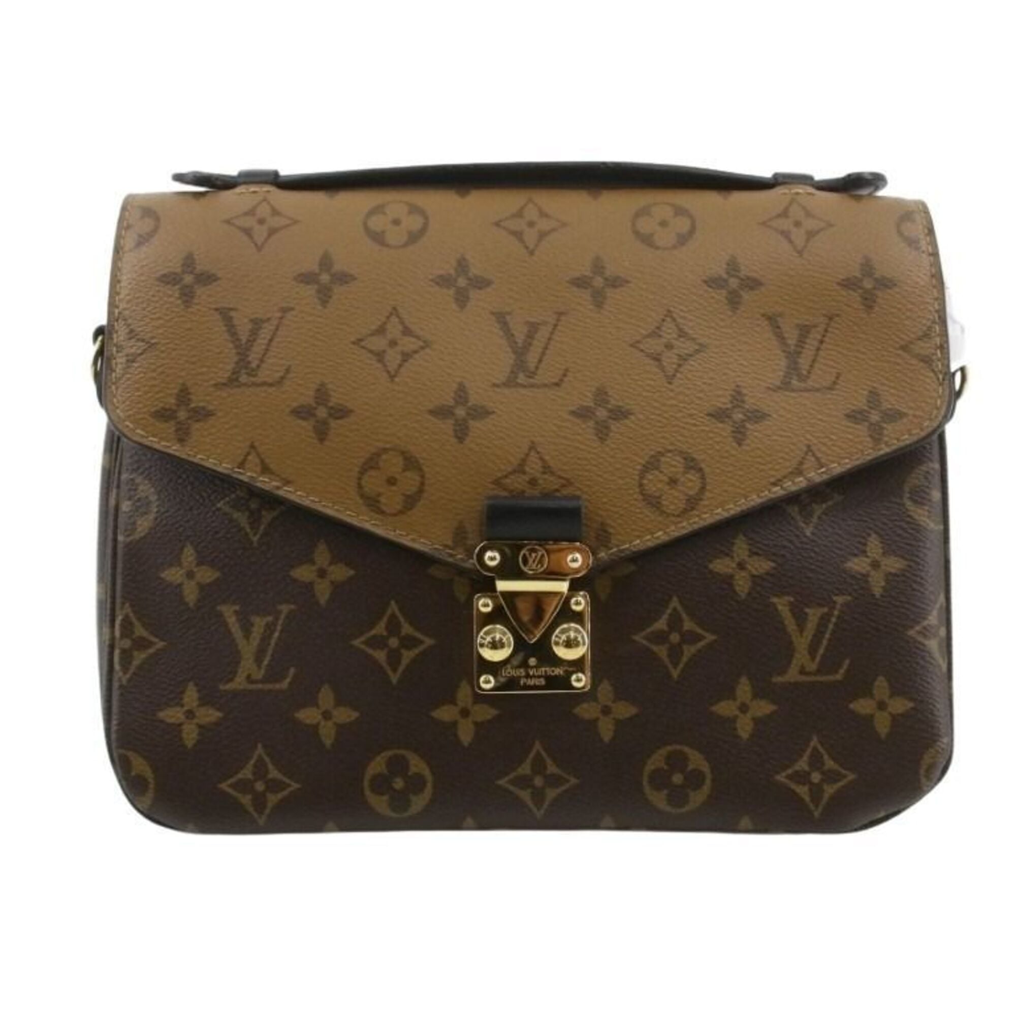 Louis Vuitton Brown Monogram Reverse Handbag Pochette (Pre-Owned)