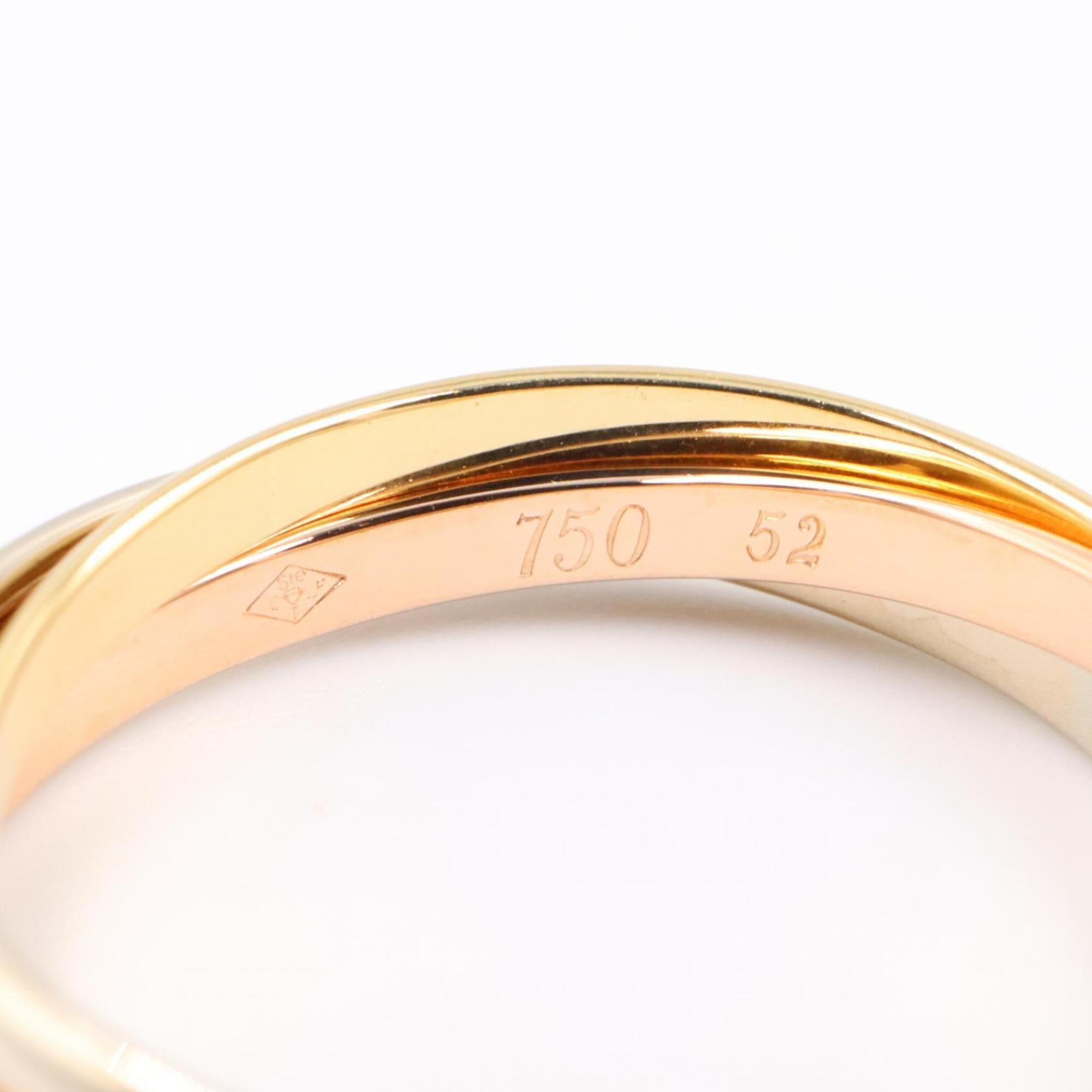 Cartier Gold Silver Yellow Gold (18K) Pink Gold (18K) White Gold (18K) Band Ring (Pre-Owned)