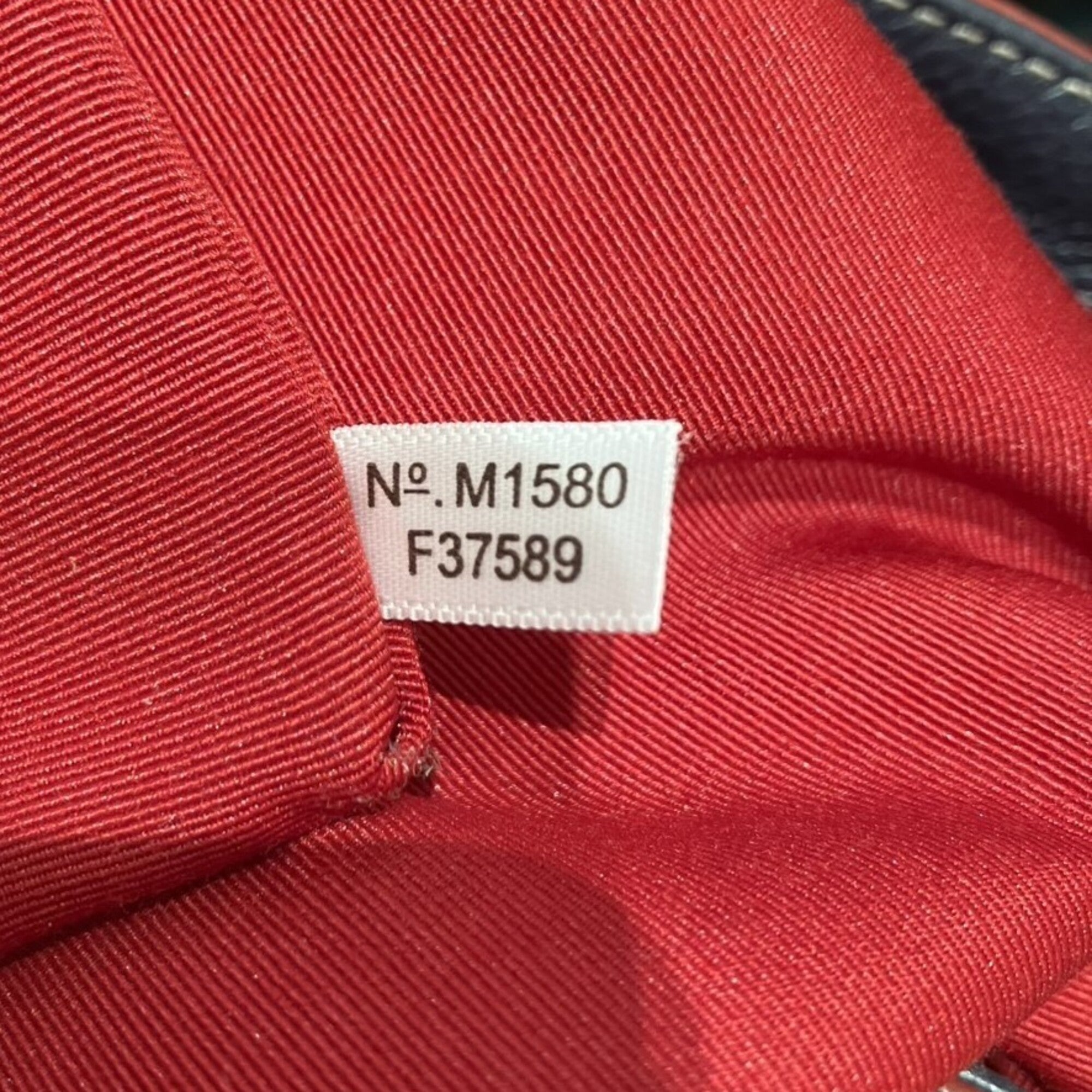 Coach Signature Navy Jacquard Leather Backpack (Pre-Owned)