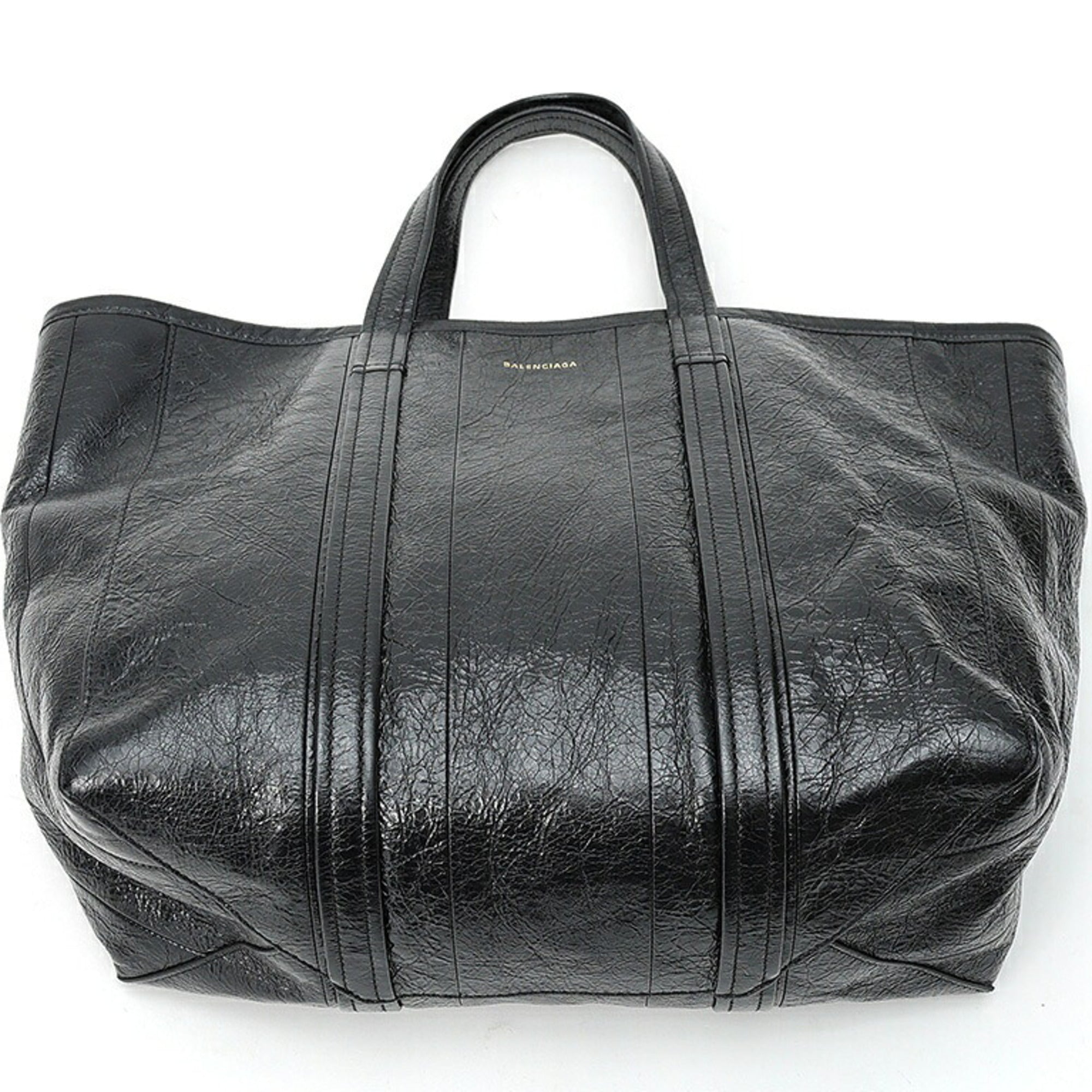 Balenciaga Black Leather Tote Bag (Pre-Owned)