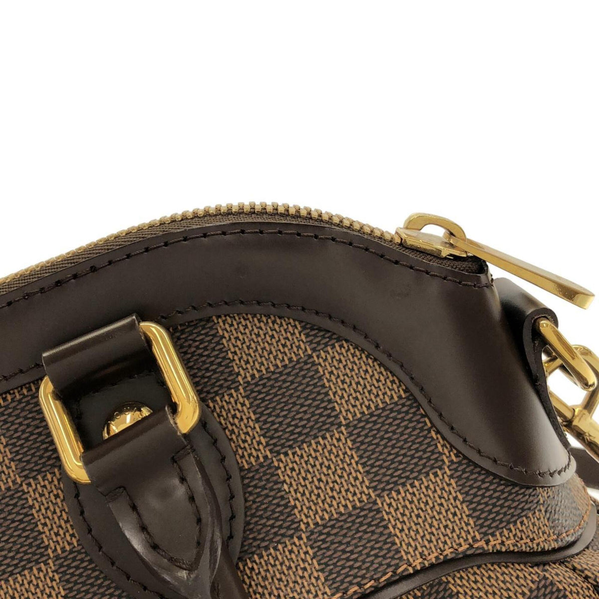 Louis Vuitton Brown Coated Canvas Handbag (Pre-Owned)