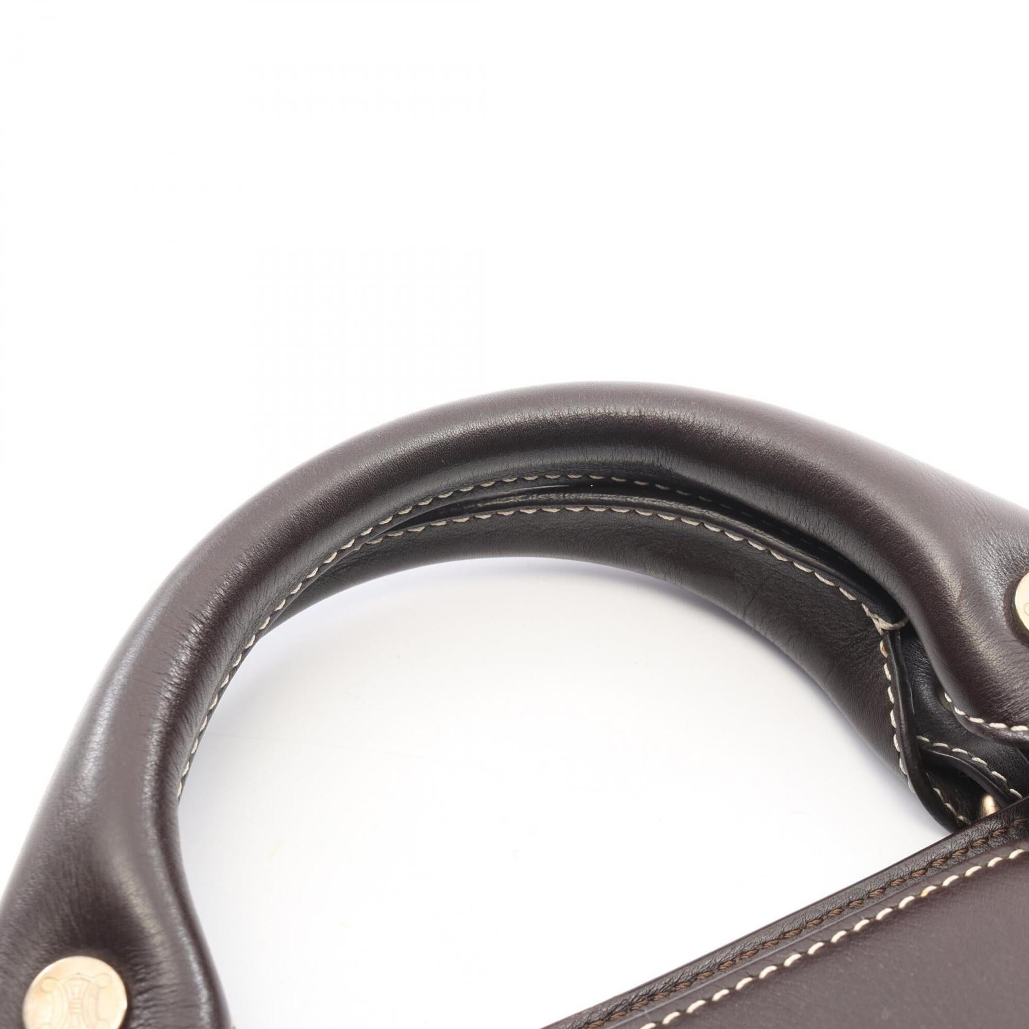 Celine Brown Leather Handbag (Pre-Owned)