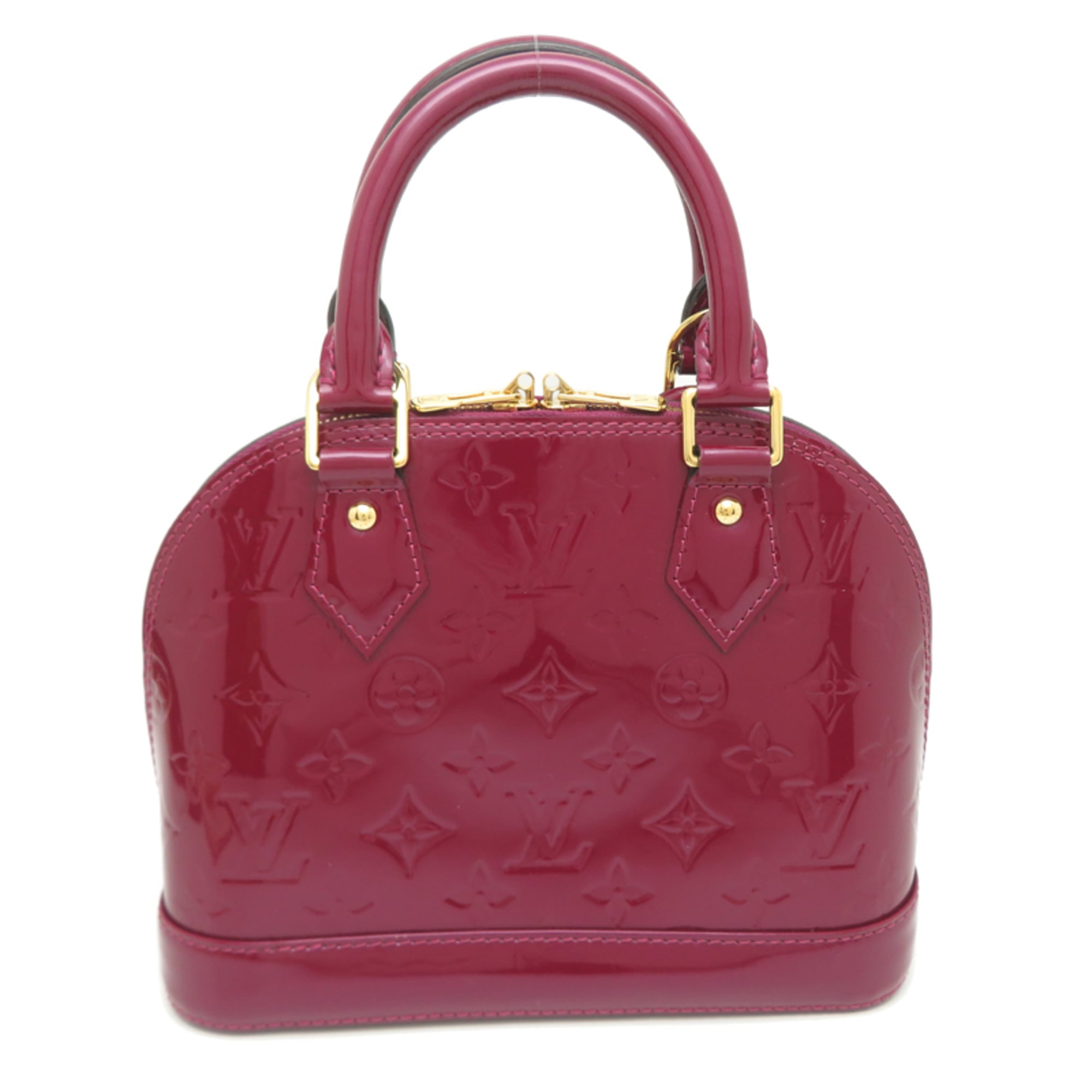 Louis Vuitton Purple Monogram Vernis Handbag (Pre-Owned)
