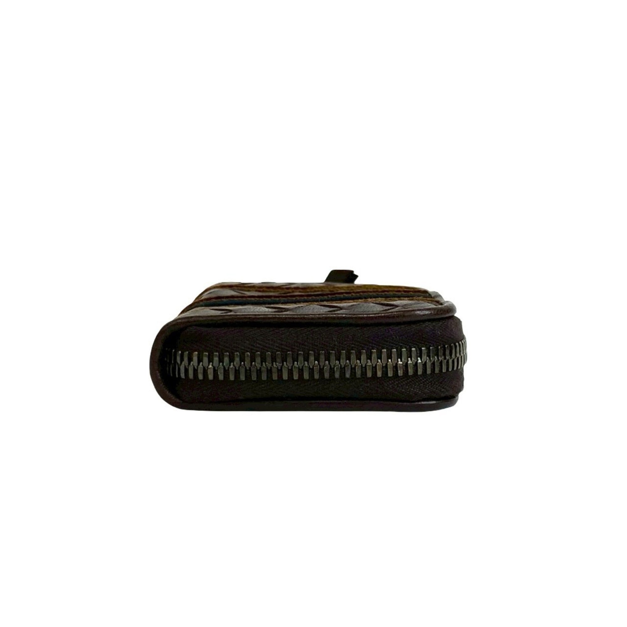 Bottega Veneta Brown Leather Coin Purse/Coin Case (Pre-Owned)
