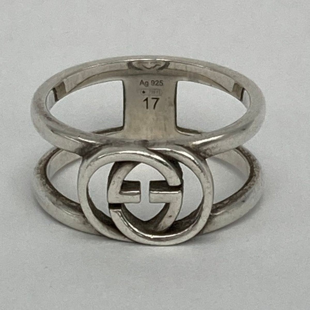 Gucci Silver 925 Band Ring (Pre-Owned)
