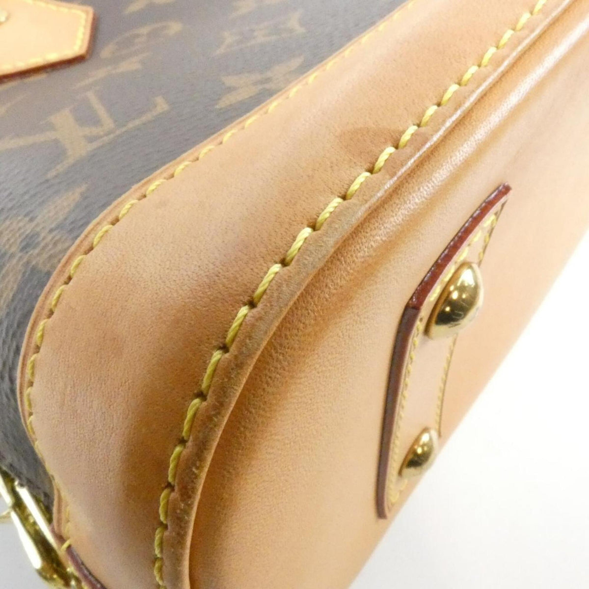 Louis Vuitton Marron Coated Canvas Handbag (Pre-Owned)