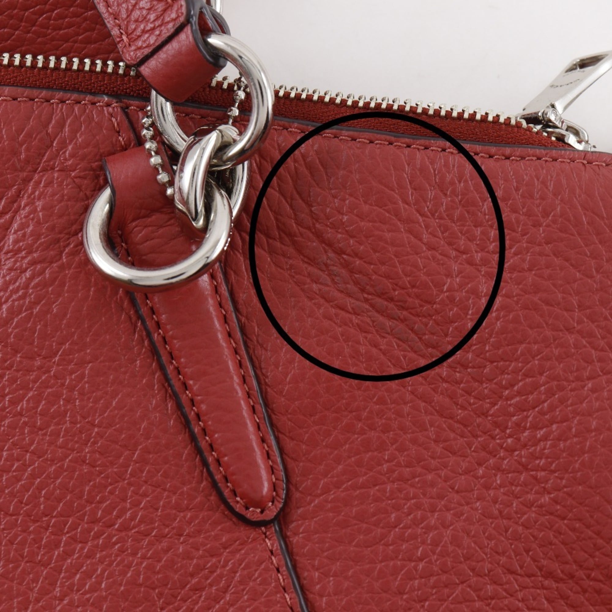 Coach Pink Leather Handbag (Pre-Owned)