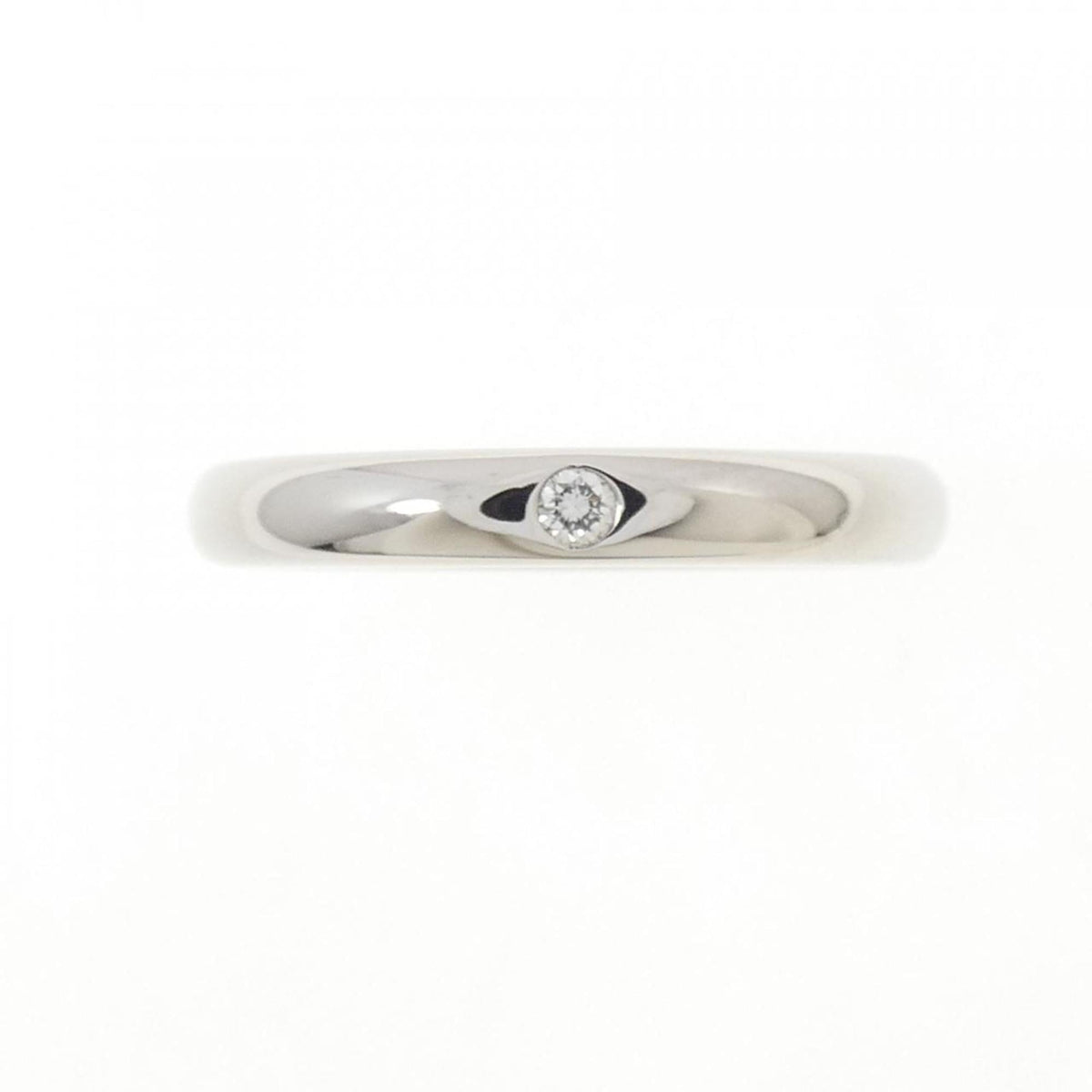 Tiffany Platinum Platinum 950 Band Ring (Pre-Owned)