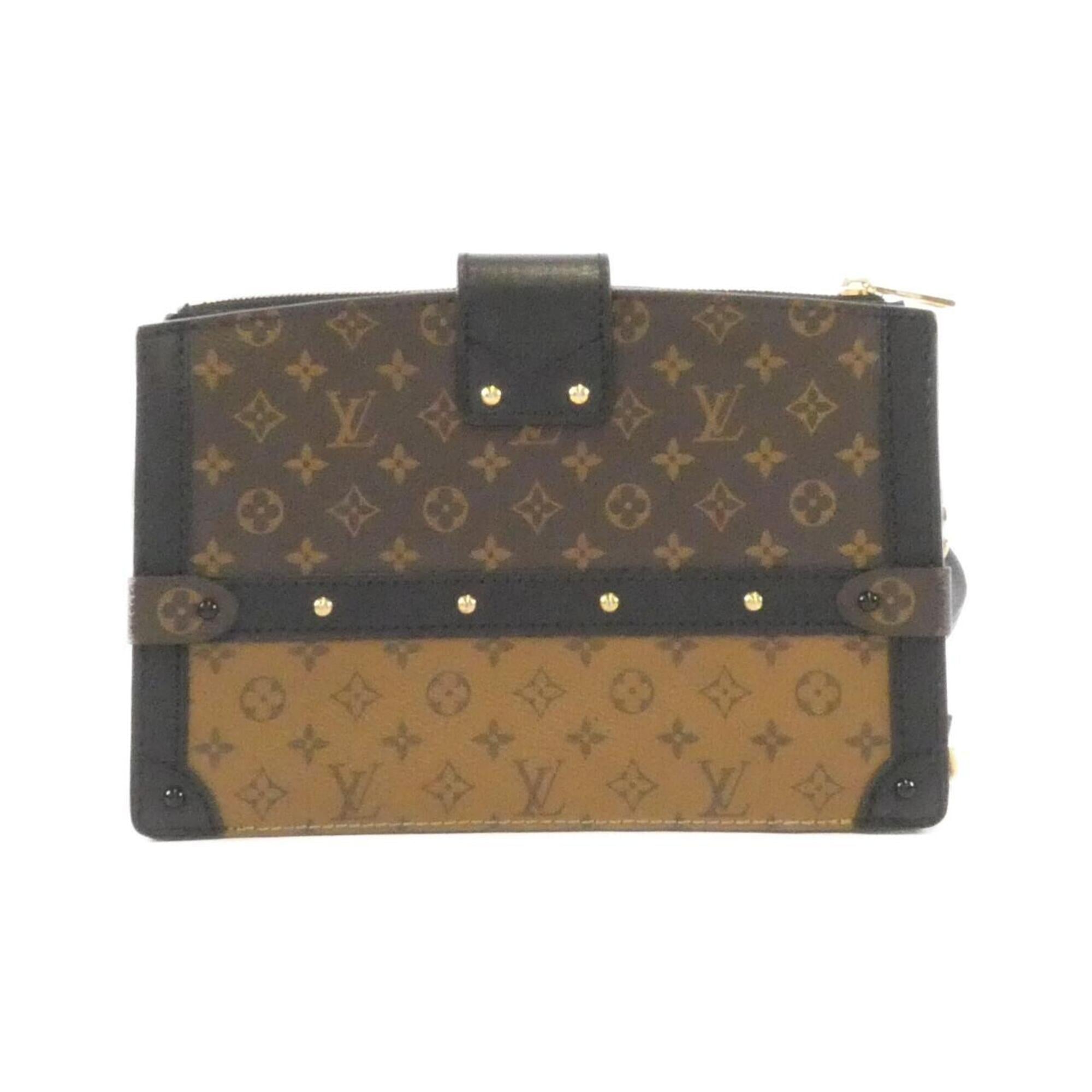 Louis Vuitton Marron Coated Canvas Shoulder Bag (Pre-Owned)