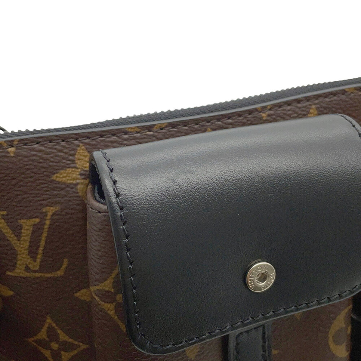 Louis Vuitton Monogram Macassar Black Monogram Macassar Noir Sling Bag (Pre-Owned)