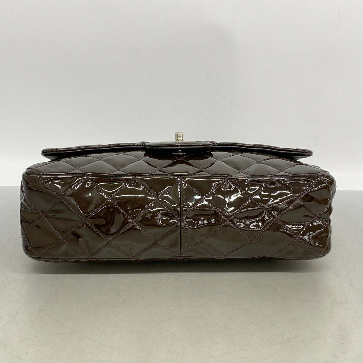 Chanel Purple Patent Leather Shoulder Bag (Pre-Owned)