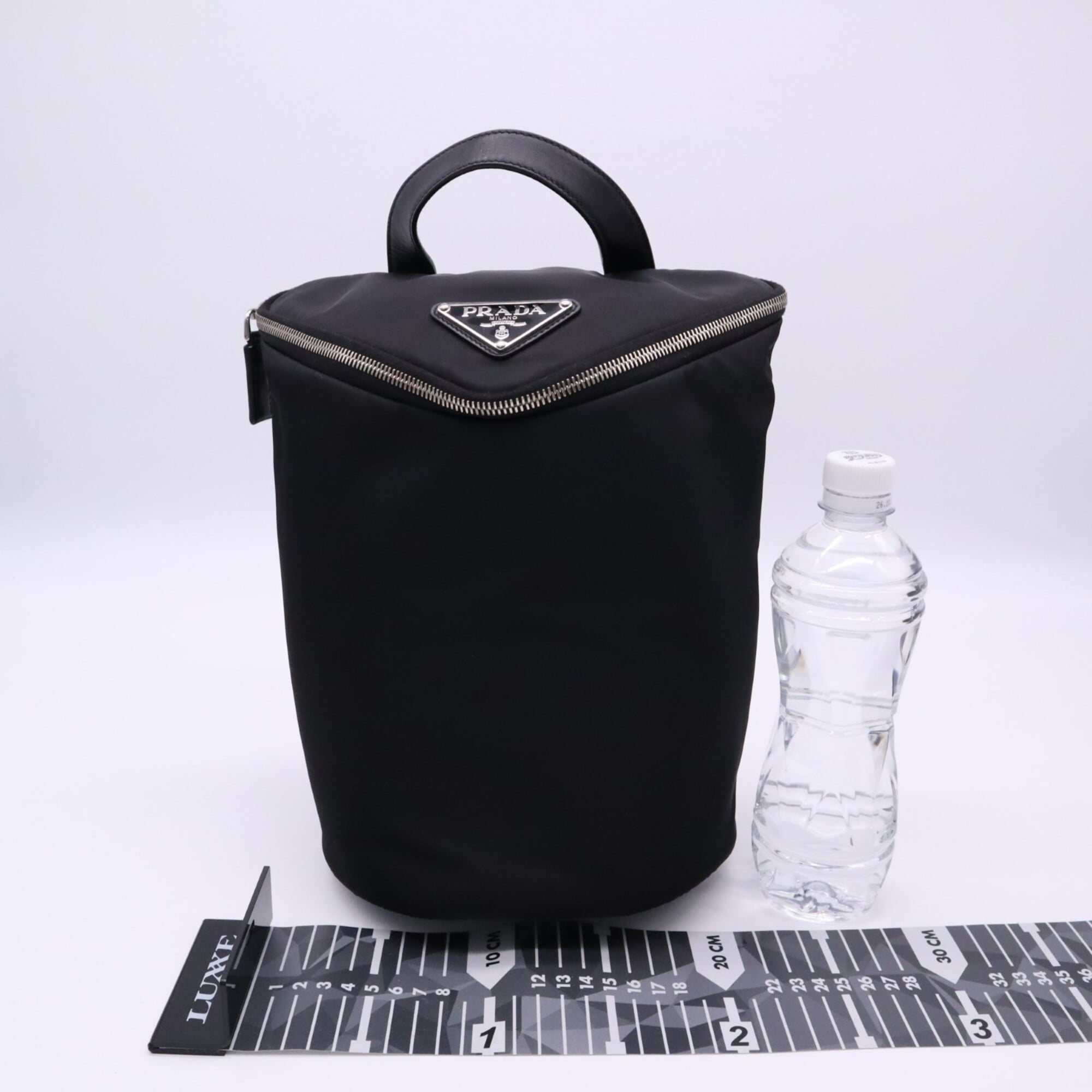 Prada Black Nylon Leather Shoulder Bag (Pre-Owned)