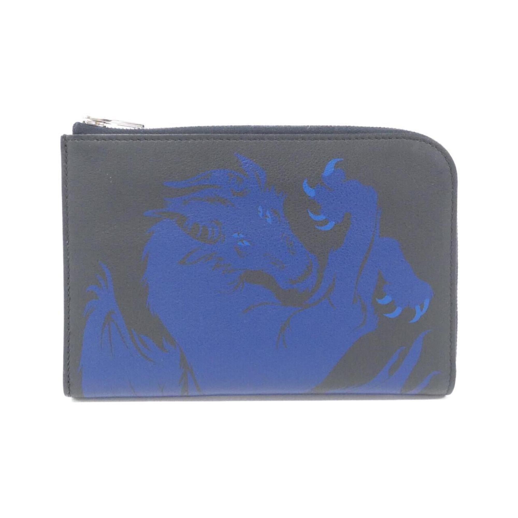 Hermes Blue Royal Blue Indigo Swift Leather Wallet (Bi-Fold) (Pre-Owned)
