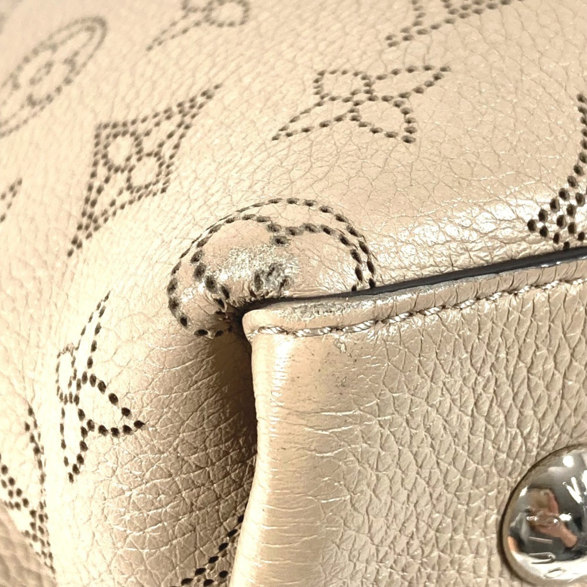 Louis Vuitton Beige Monogram Leather Handbag Shoulder Bag (Pre-Owned)
