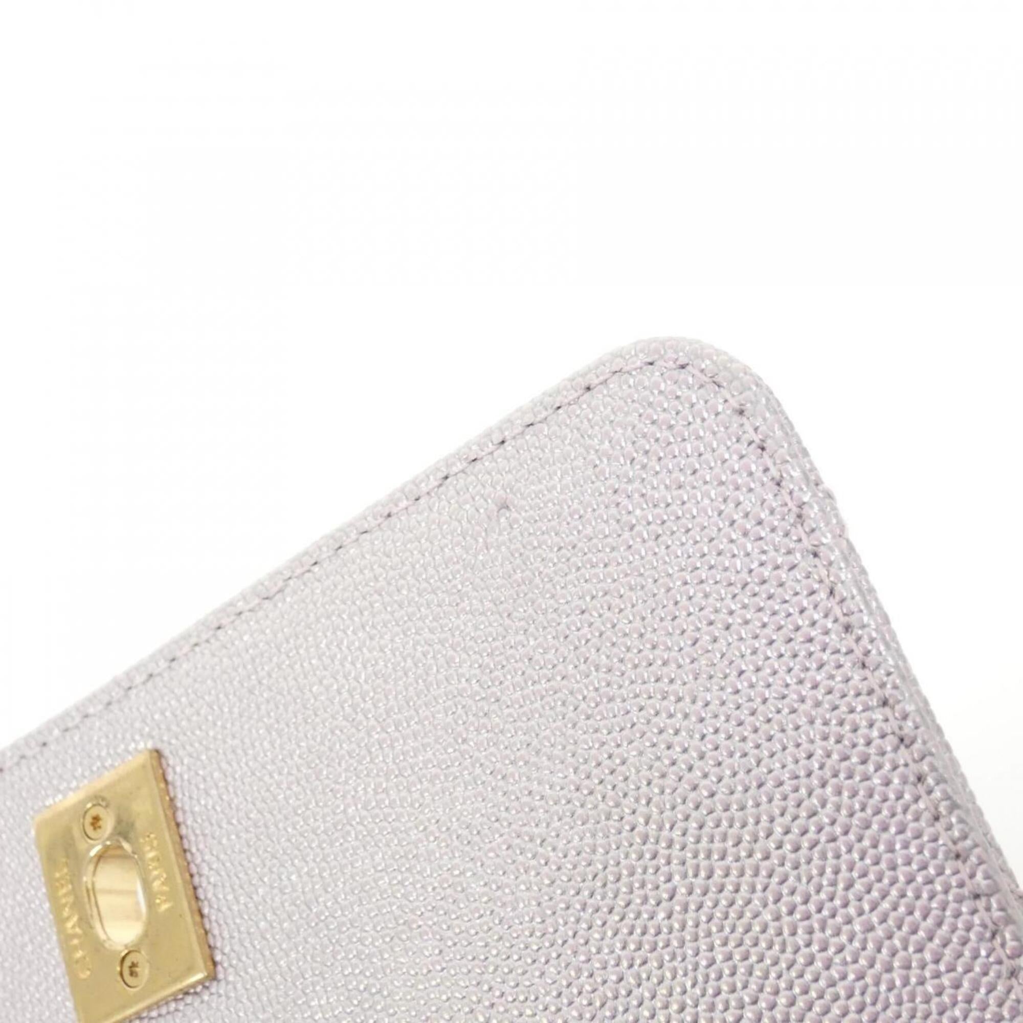 Chanel Pink Leather Handbag (Pre-Owned)