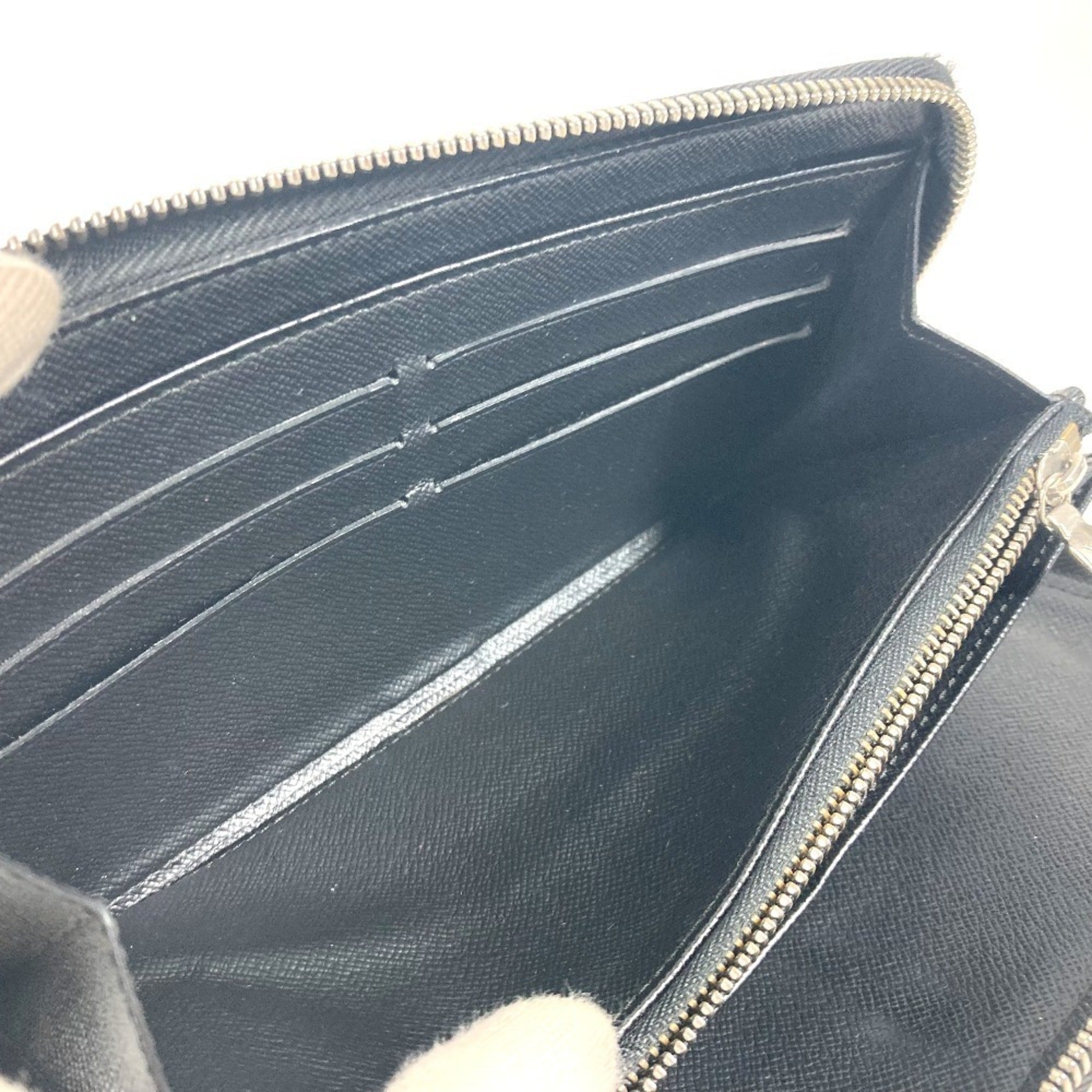 Louis Vuitton Epi Black Galle Noir Epi Leather Wallet (Bi-Fold) (Pre-Owned)