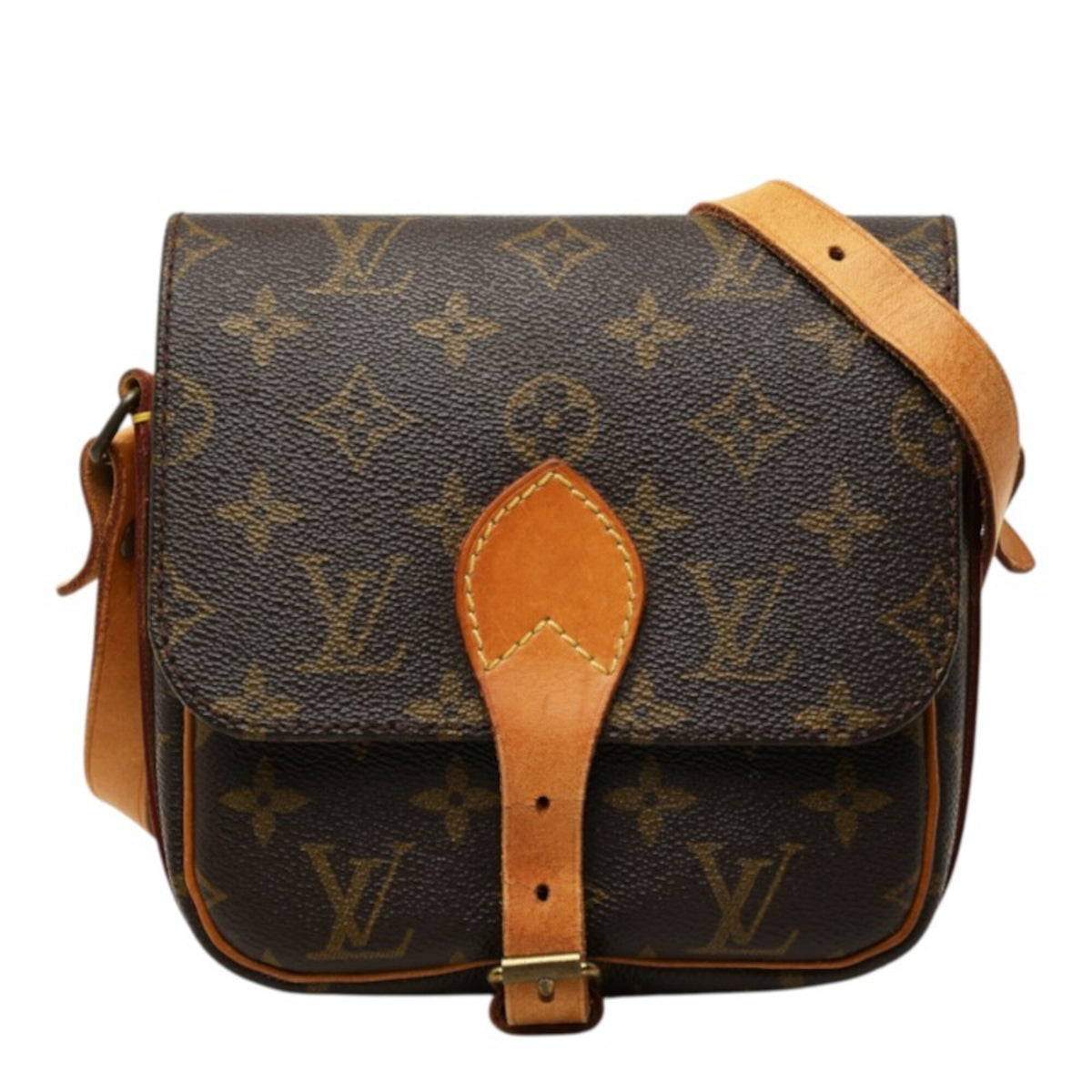 Louis Vuitton Monogram Brown Pvc Leather Shoulder Bag (Pre-Owned)