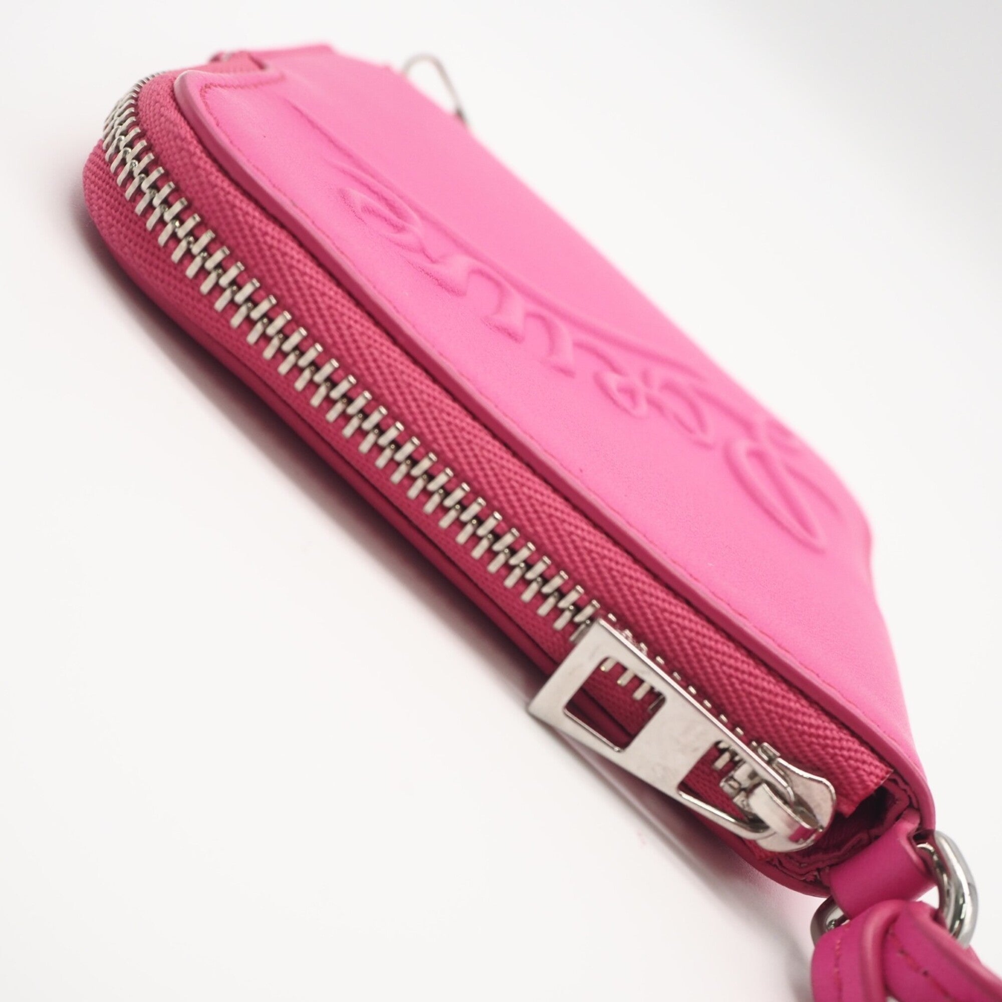 Loewe Pink Leather Coin Purse/Coin Case (Pre-Owned)