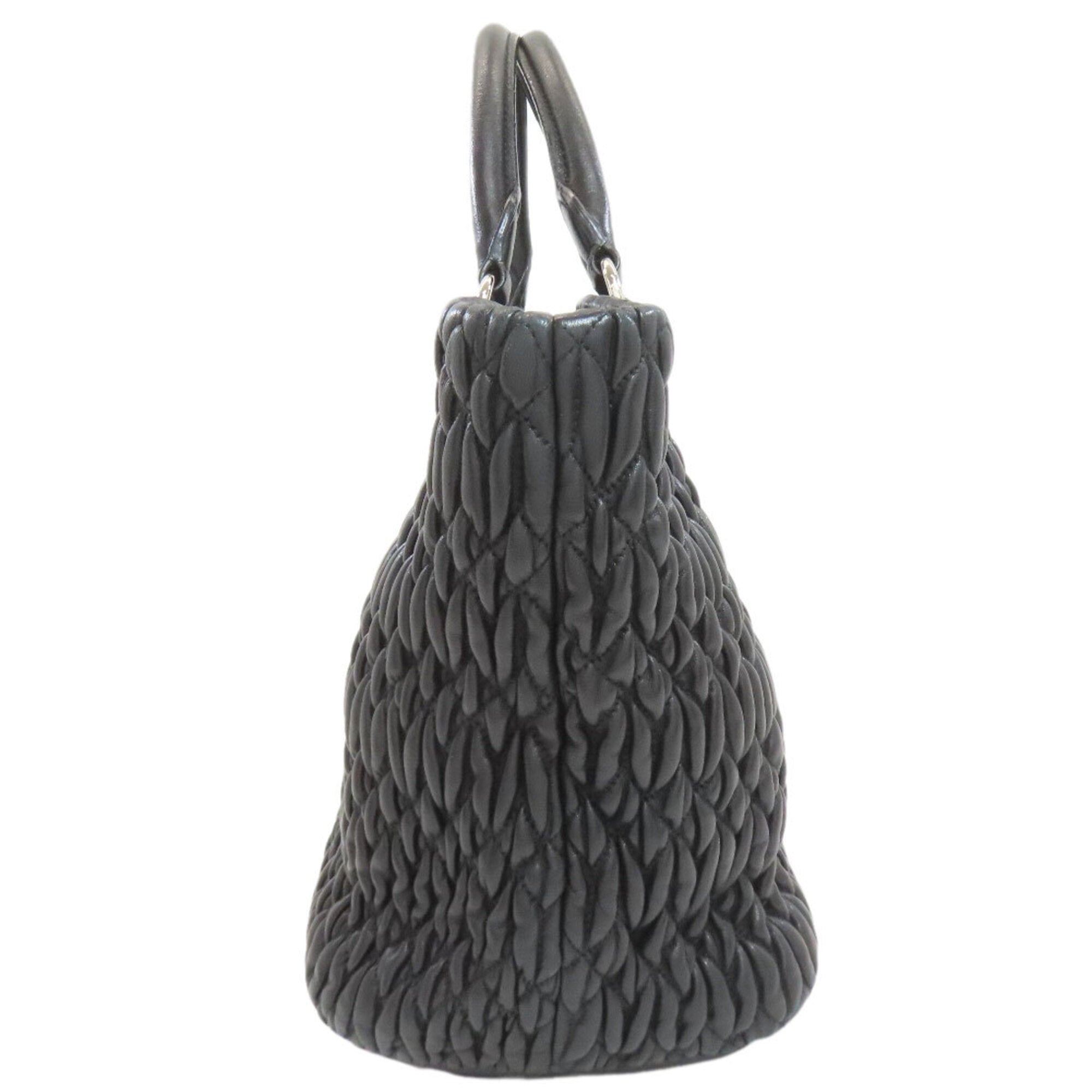 Miu Miu Black Leather Handbag (Pre-Owned)