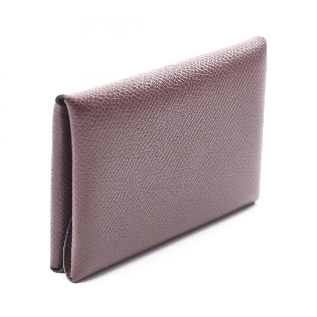 Hermes Bordeaux Epsom Leather Coin Purse/Coin Case (Pre-Owned)