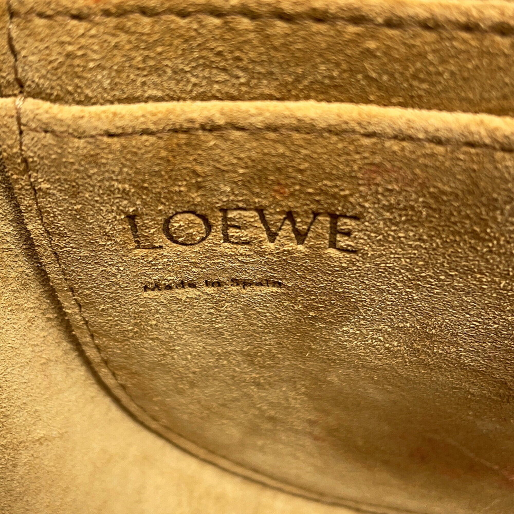 Loewe Sand Leather Shoulder Bag (Pre-Owned)
