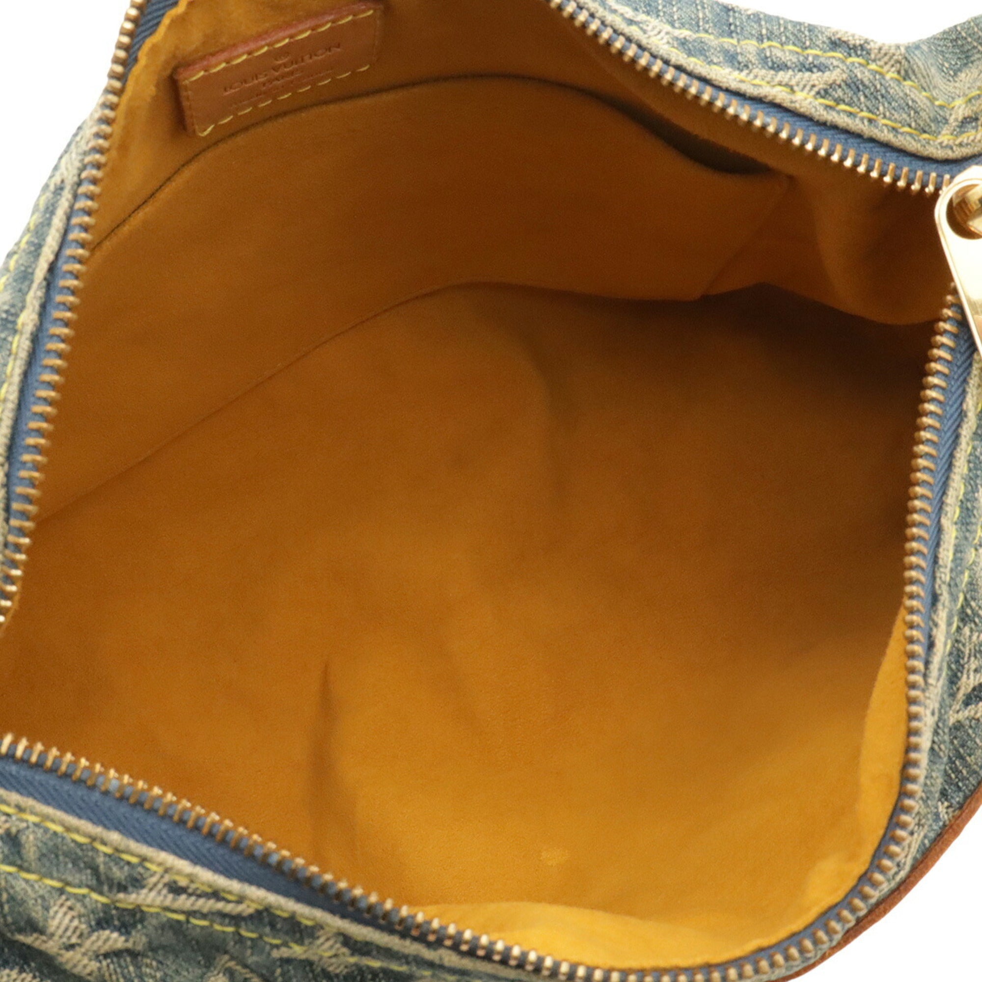 Louis Vuitton Blue Monogram Monogram Denim Shoulder Bag (Pre-Owned)