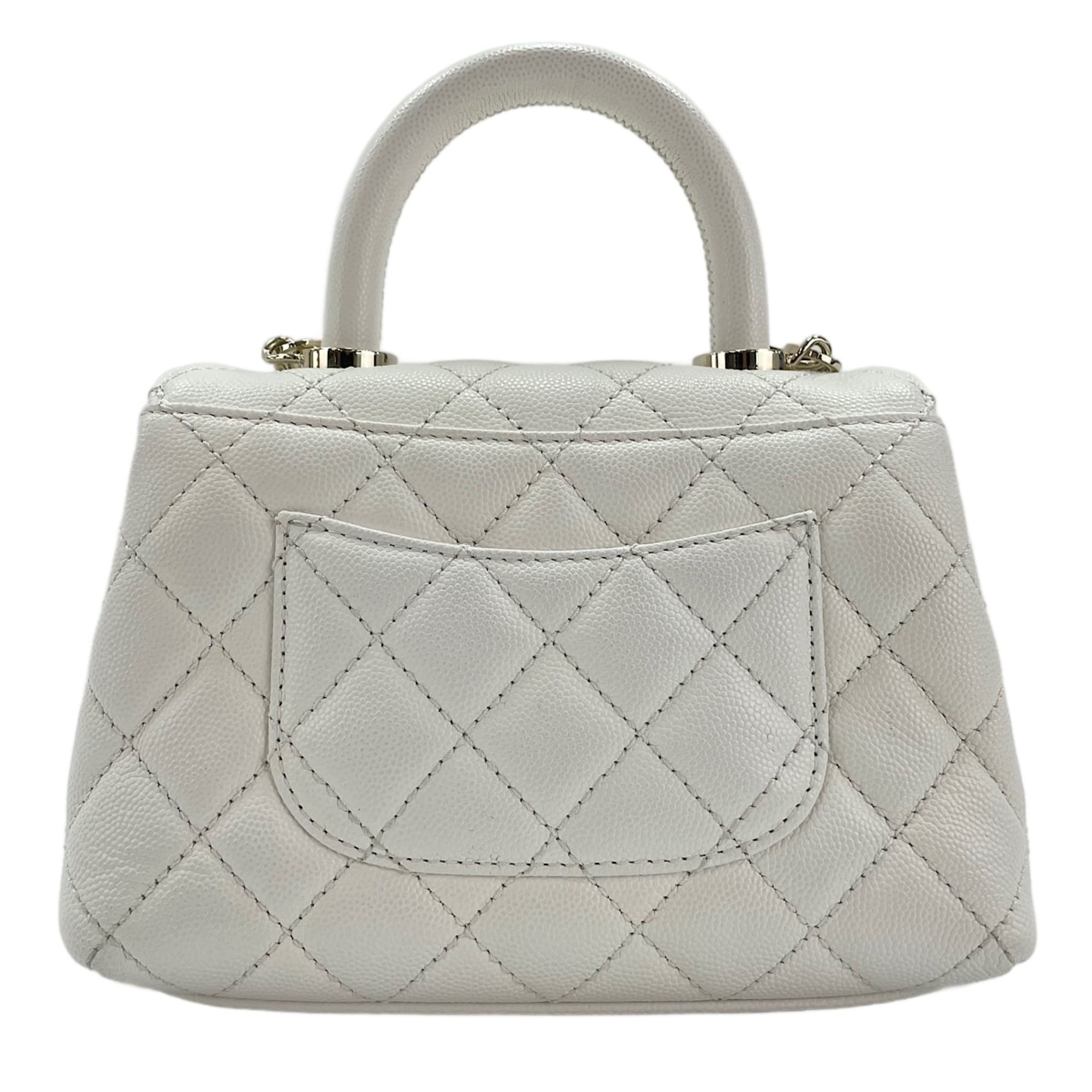 Chanel White Handbag (Pre-Owned)