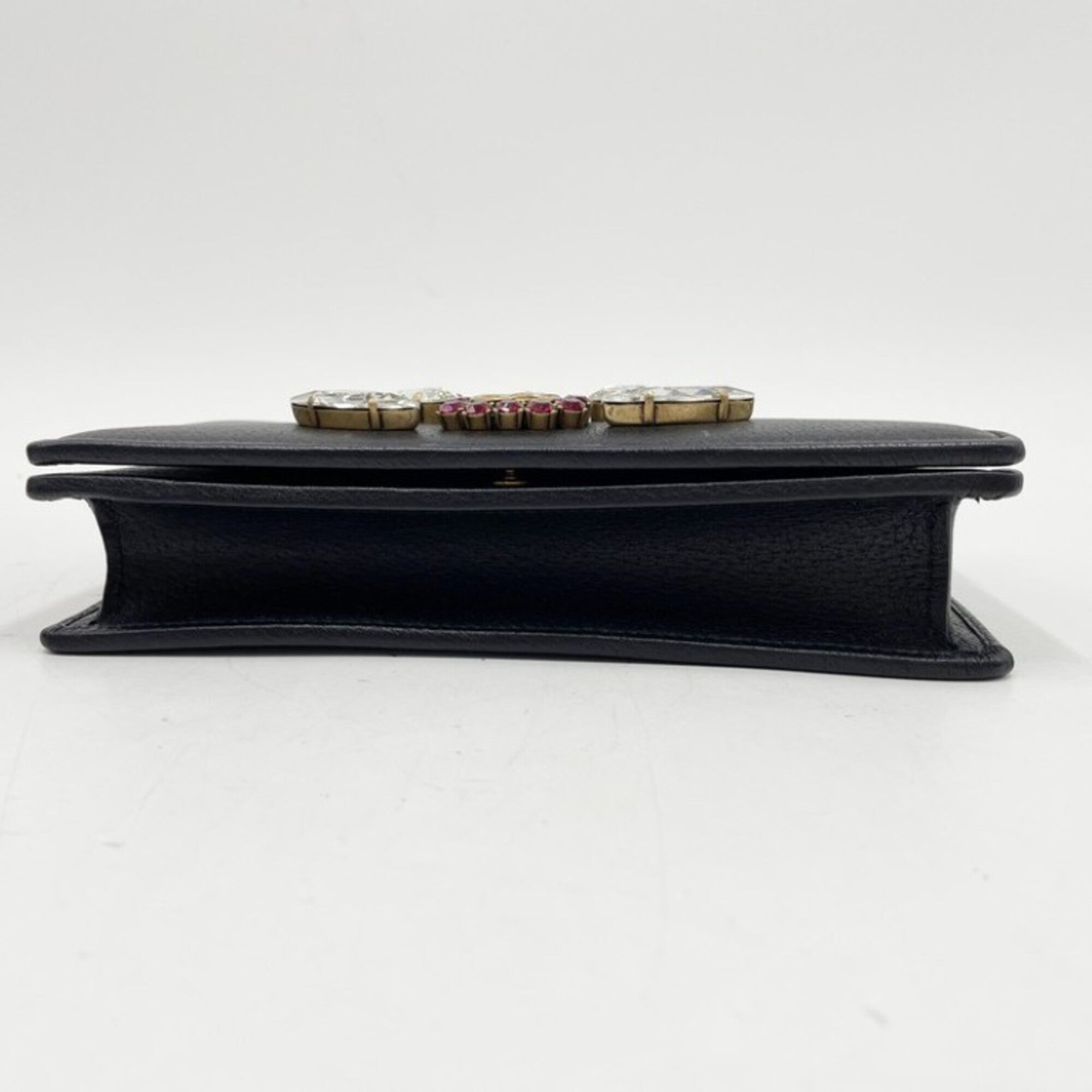 Gucci Black Leather Shoulder Bag (Pre-Owned)