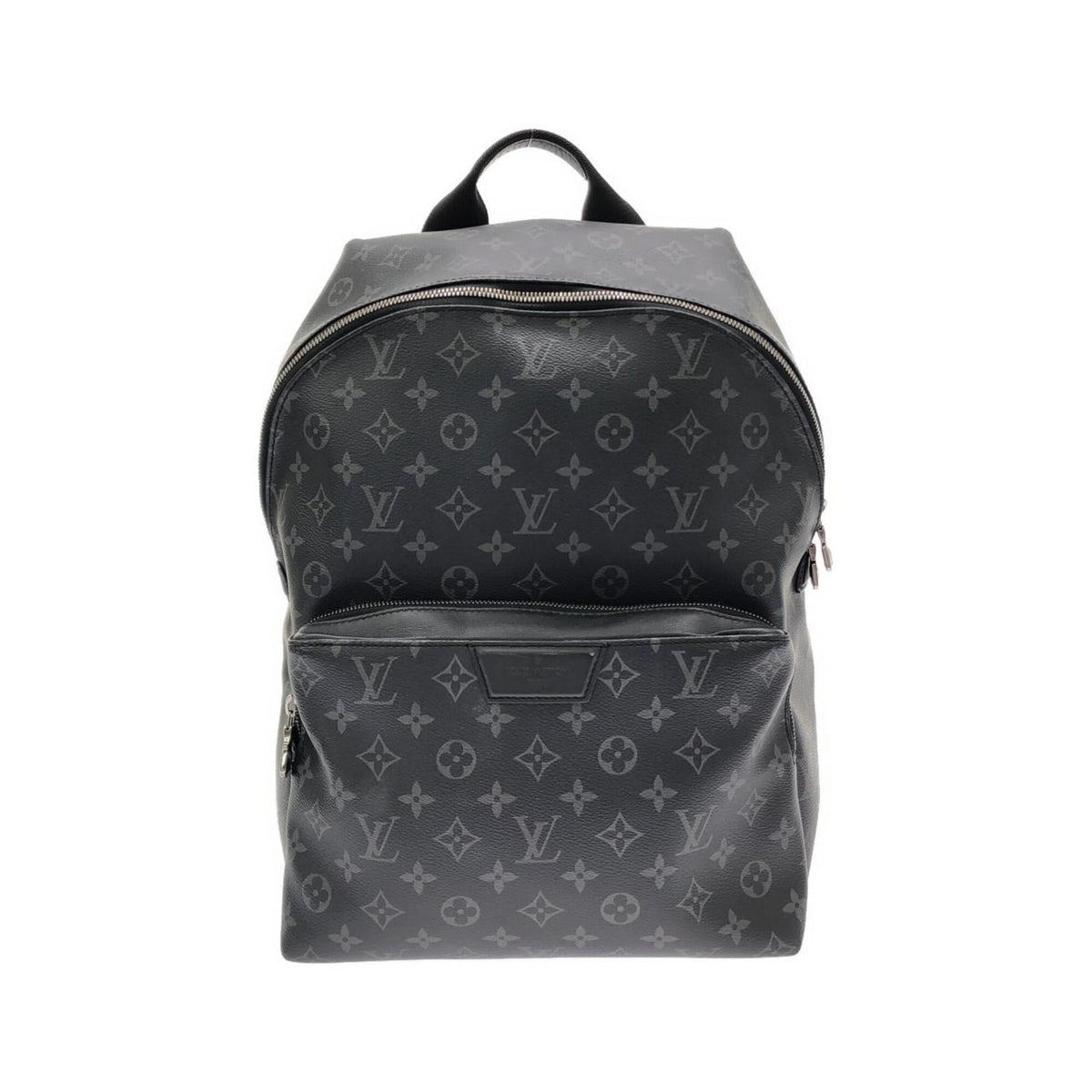 Louis Vuitton Black Coated Canvas Backpack (Pre-Owned)