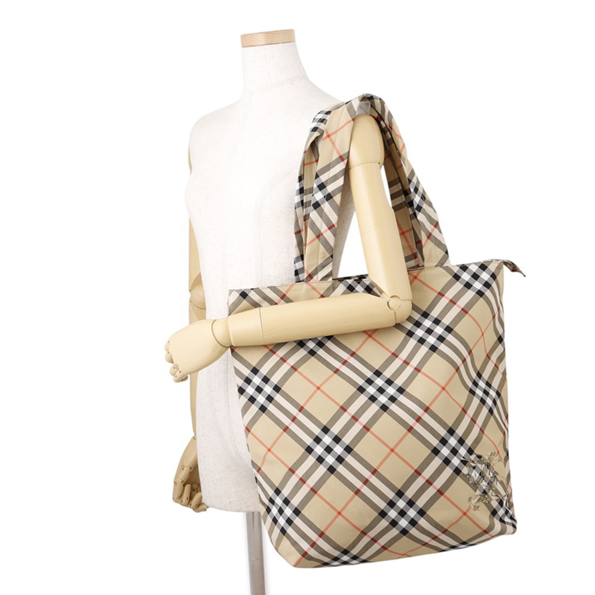 Burberry Sand Handbag Tote Bag (Pre-Owned)