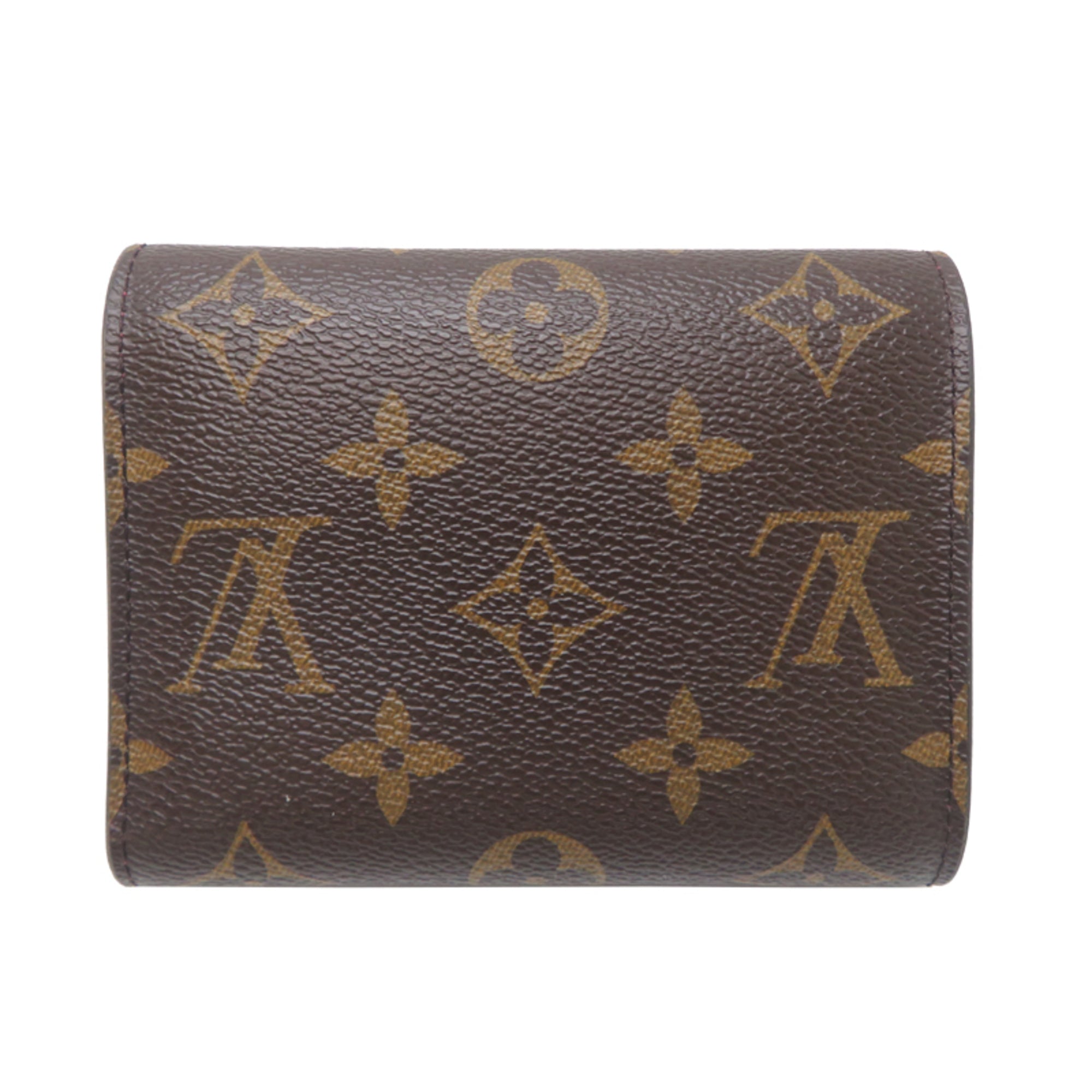 Louis Vuitton Brown Monogram Wallet (Tri-Fold) (Pre-Owned)