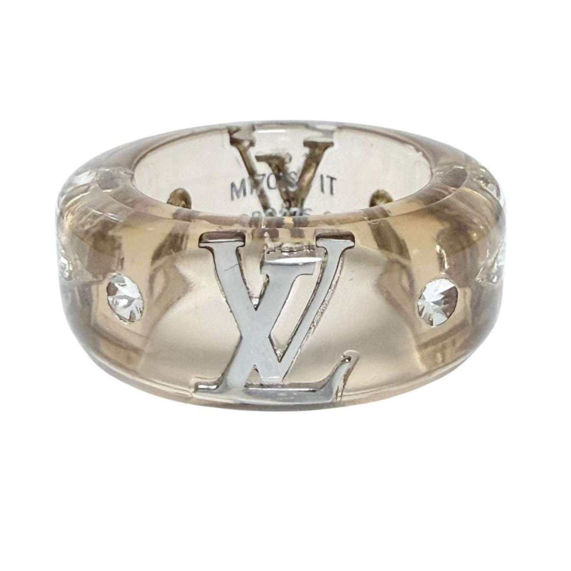 Louis Vuitton Resin Rhinestone Band Ring (Pre-Owned)