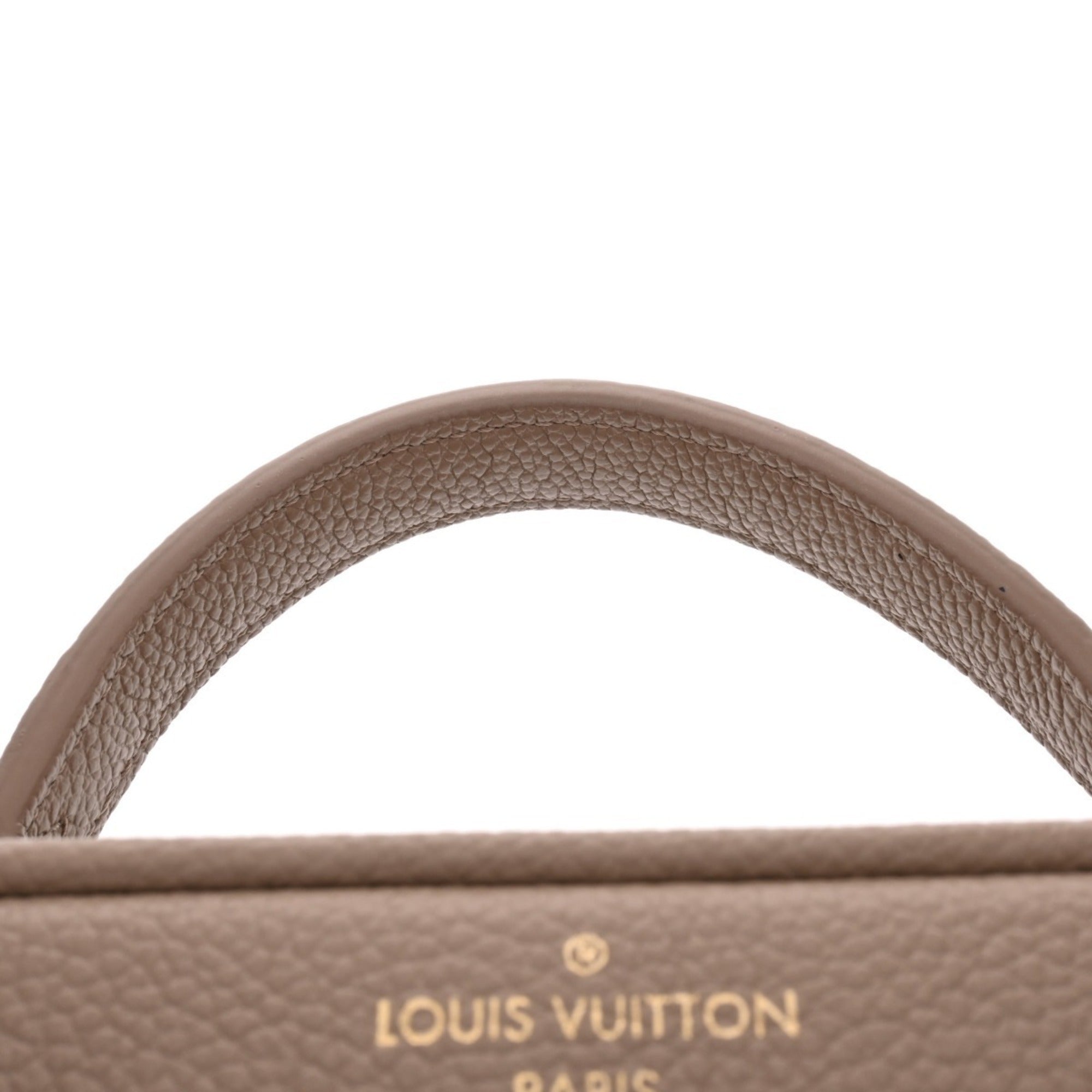 Louis Vuitton Cream Tourterelle Leather Vanity Bag (Pre-Owned)
