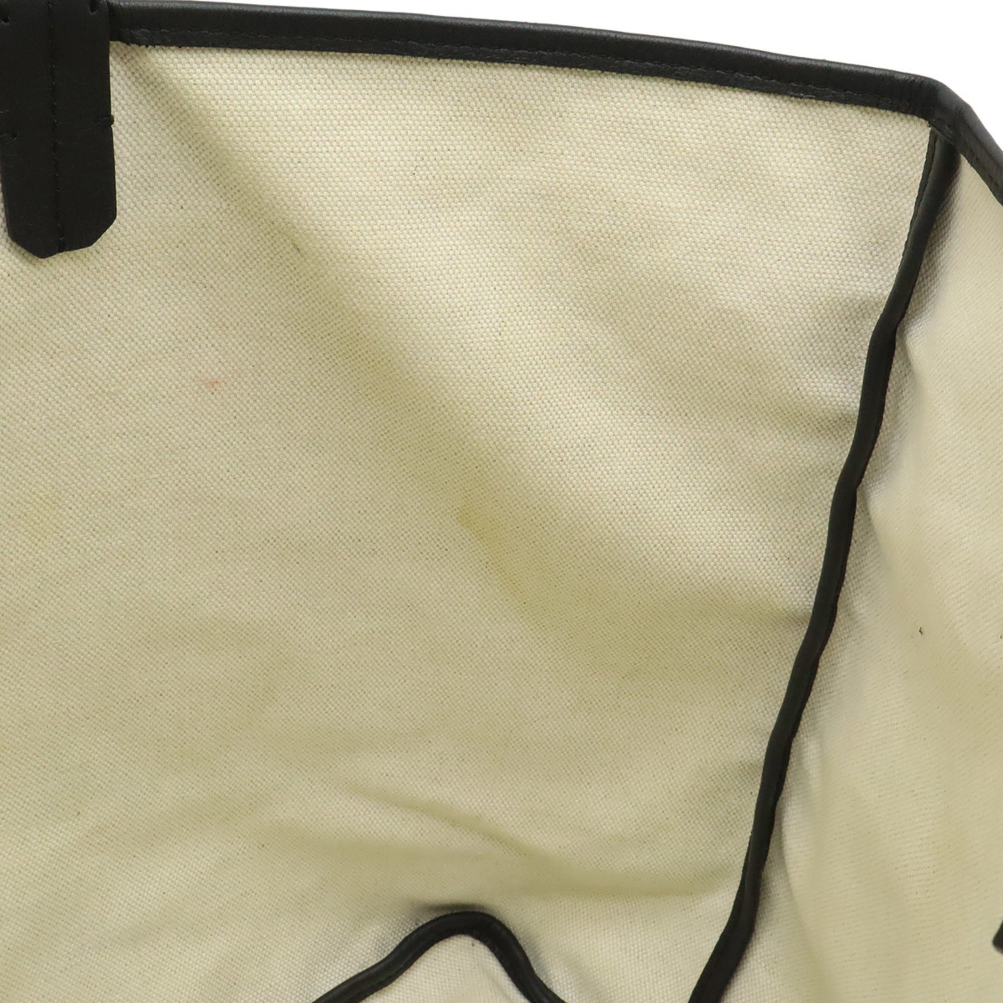 Goyard Black Brown White Coated Canvas Leather Shoulder Bag Tote Bag (Pre-Owned)