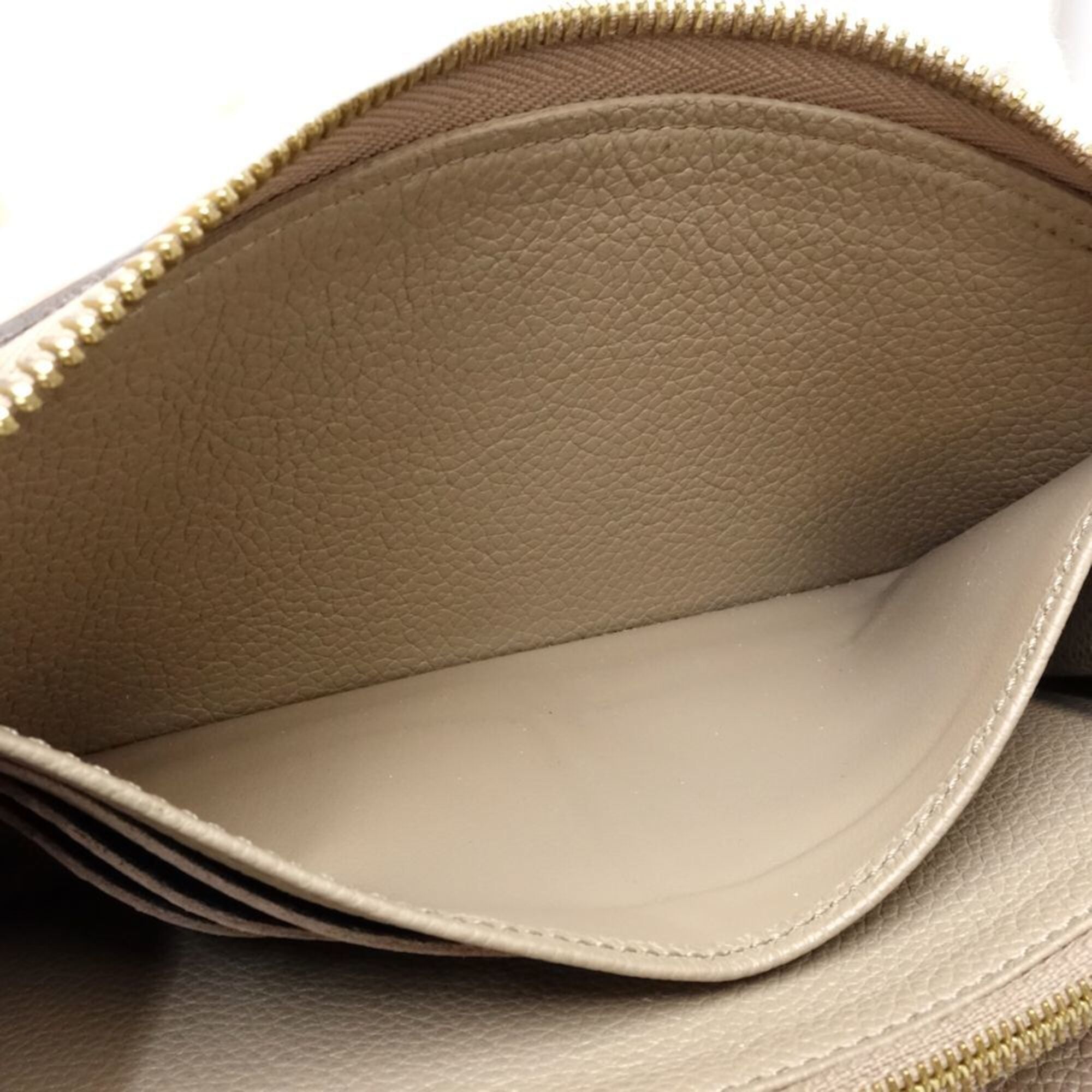 Louis Vuitton Beige Bicolor Monogram Empreinte Long Wallet (Bi-Fold) (Pre-Owned)