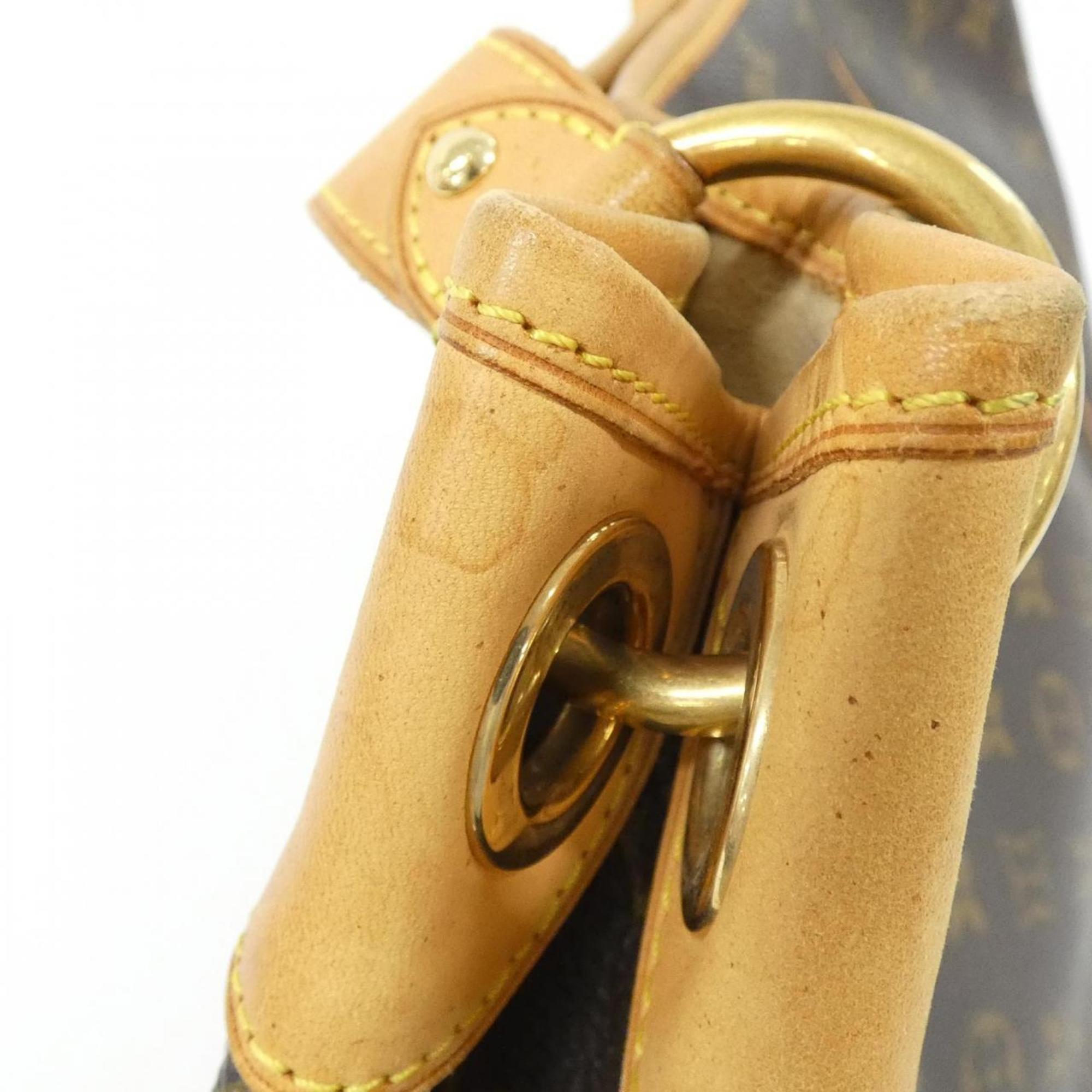 Louis Vuitton Monogram Marron Coated Canvas Shoulder Bag (Pre-Owned)