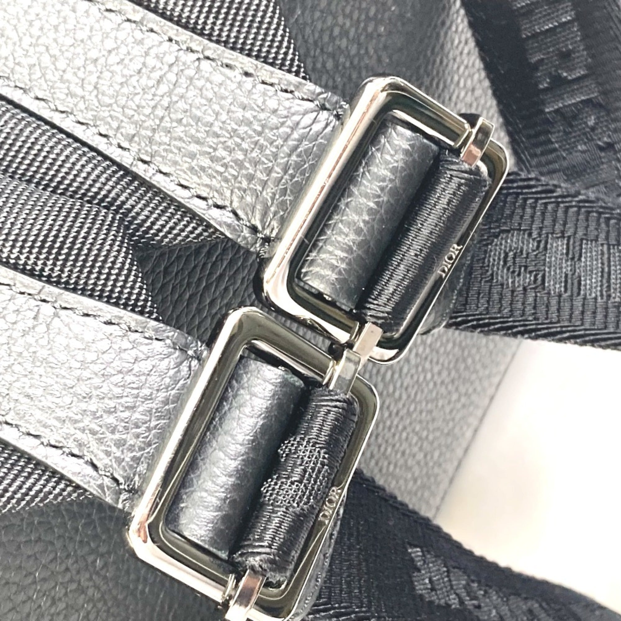 Christian Dior Black Leather Backpack (Pre-Owned)