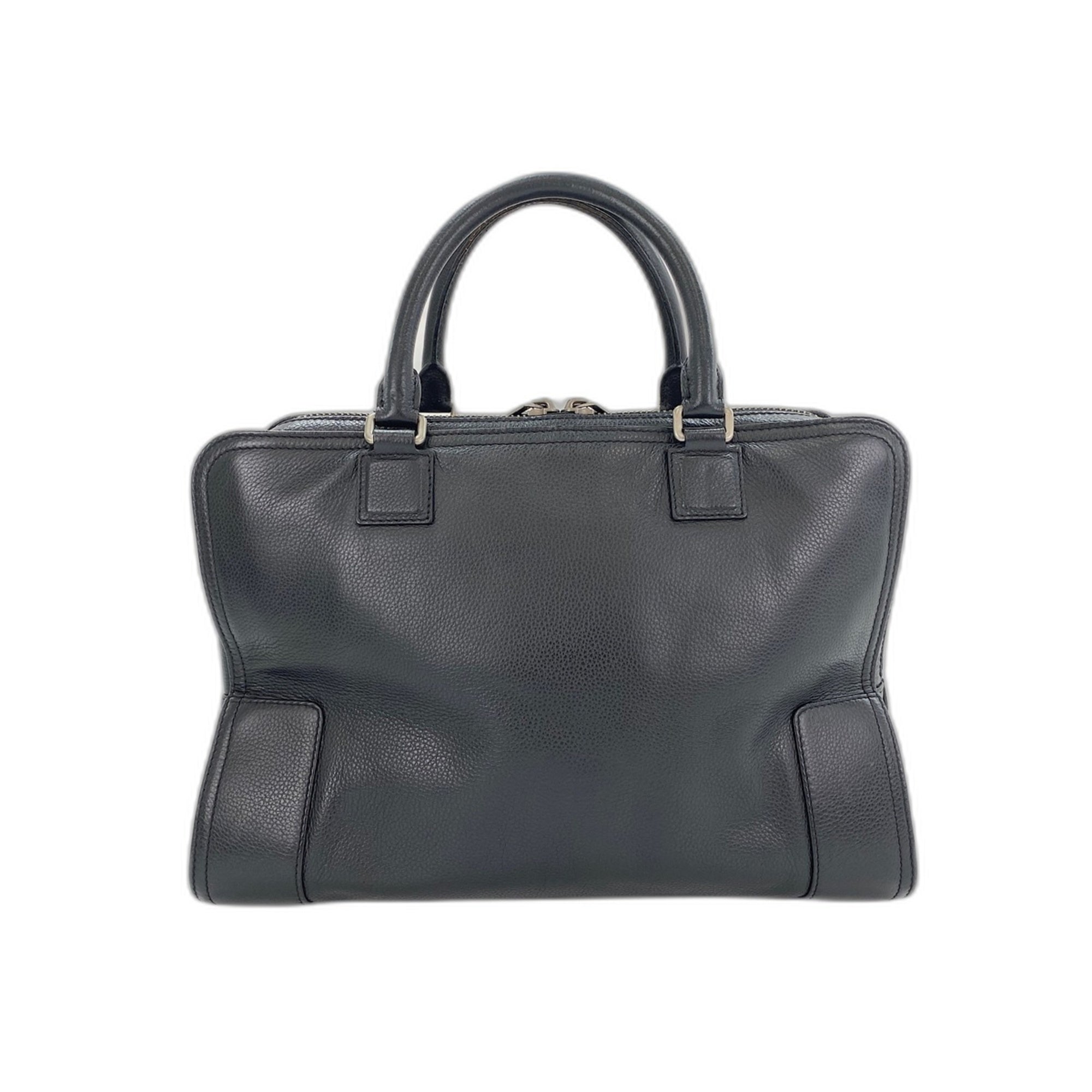 Loewe Navy Boston Bag Handbag (Pre-Owned)