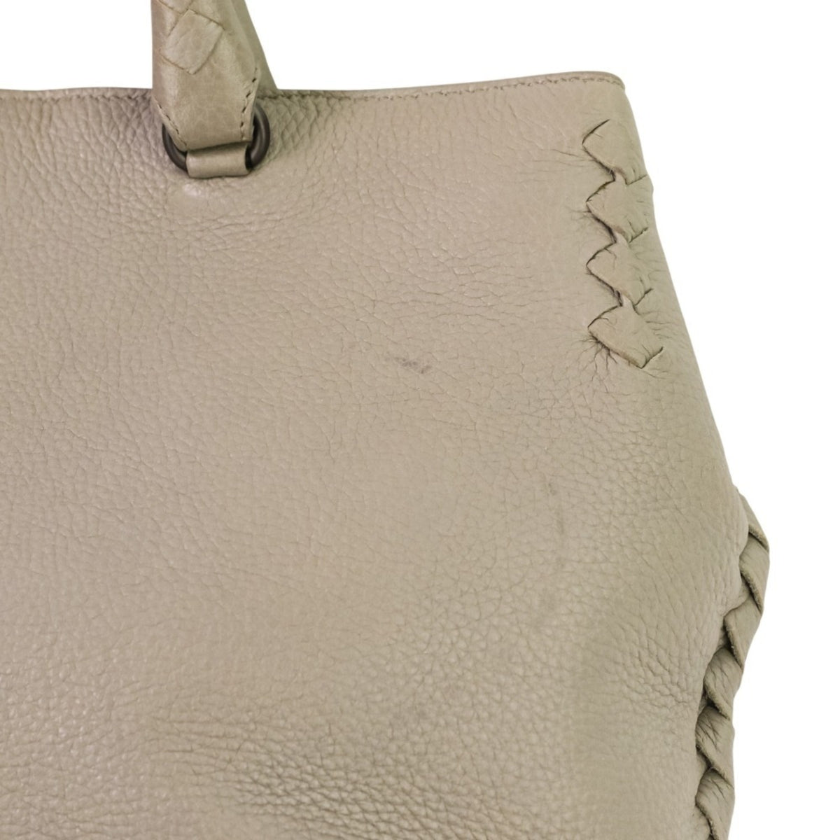 Bottega Veneta Gray Handbag (Pre-Owned)