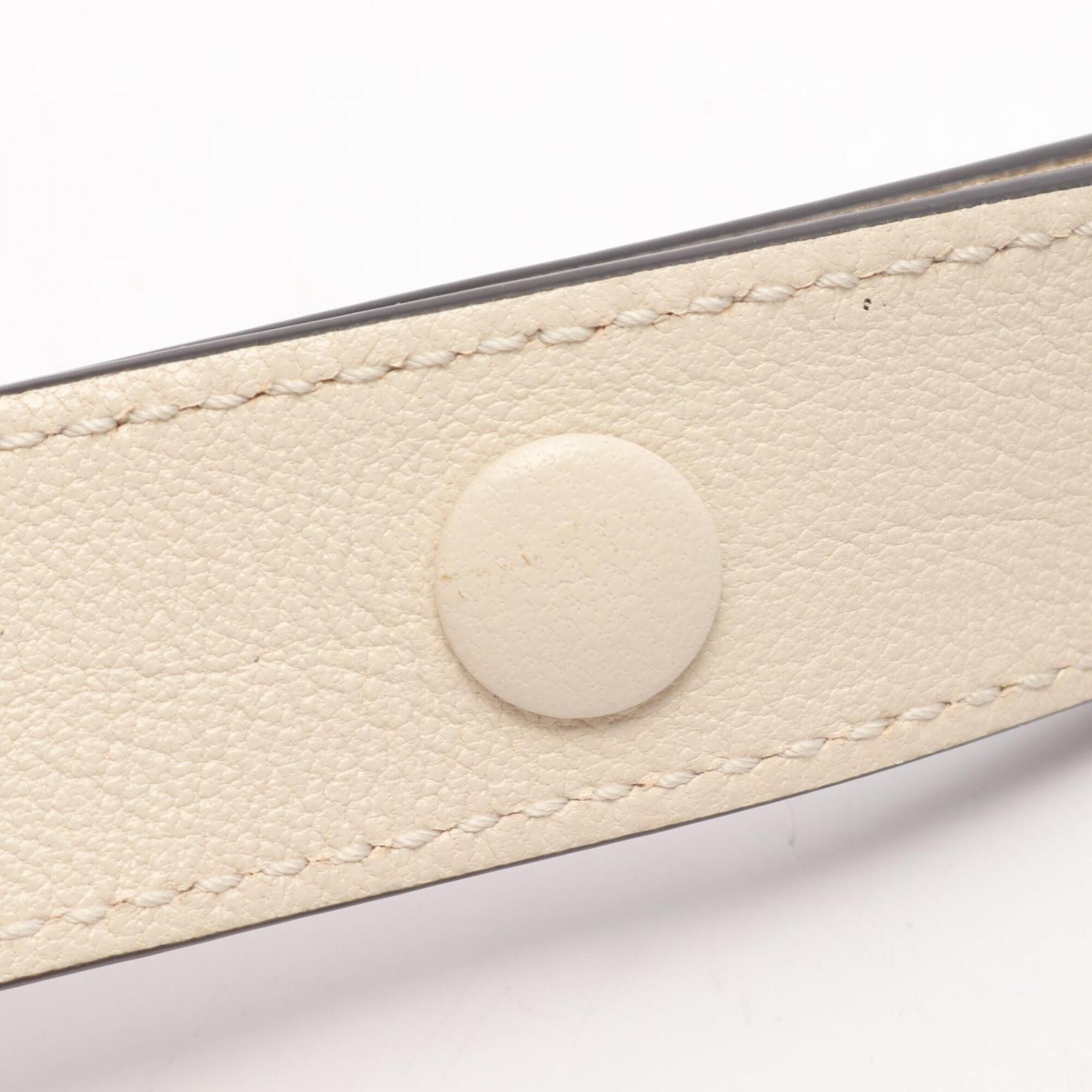 Gucci Ivory Leather Handbag Shoulder Bag (Pre-Owned)